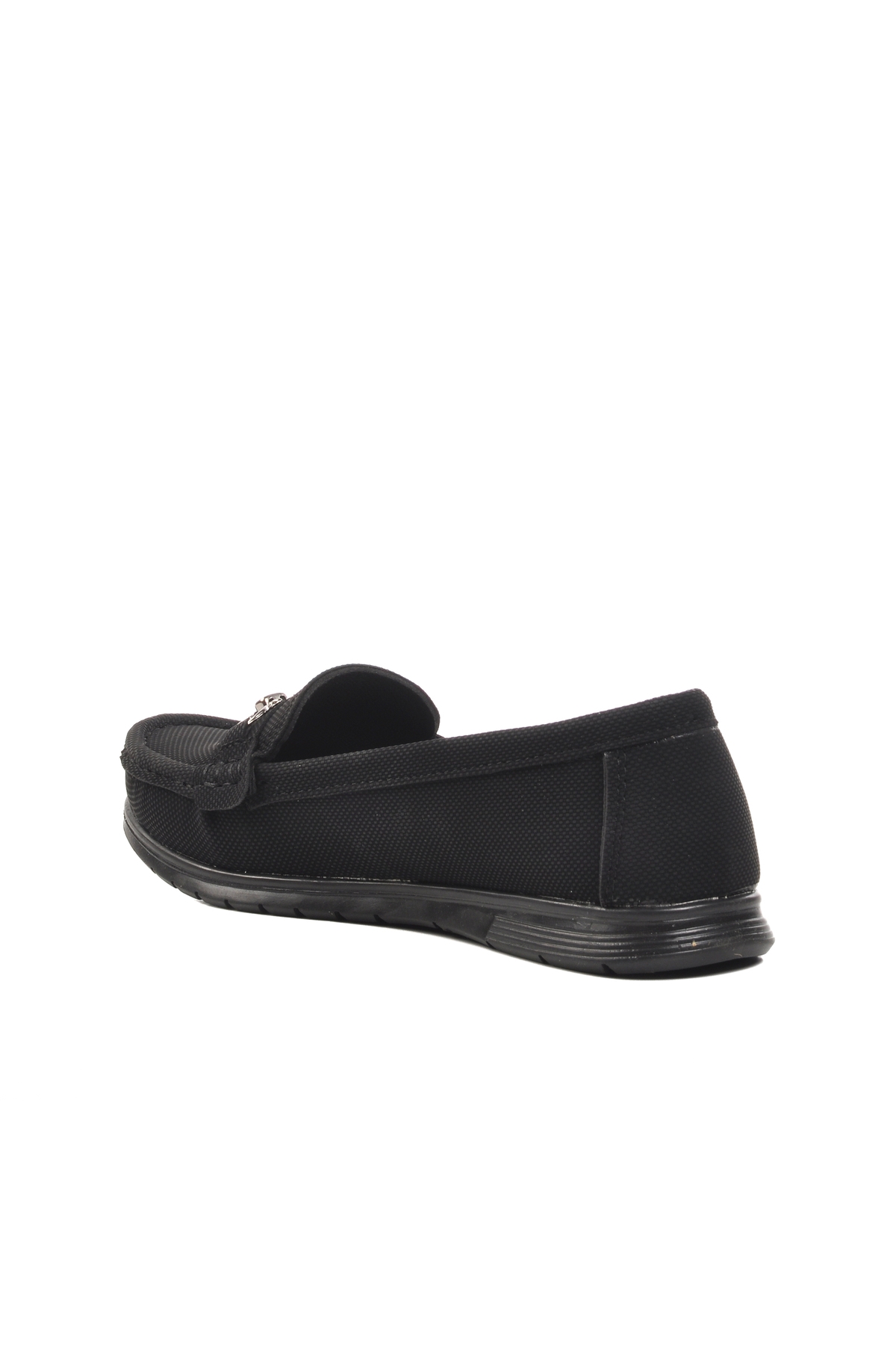 Aspor Siyah Kadın Düz Rahat Günlük Ayakkabı - Görsel 5