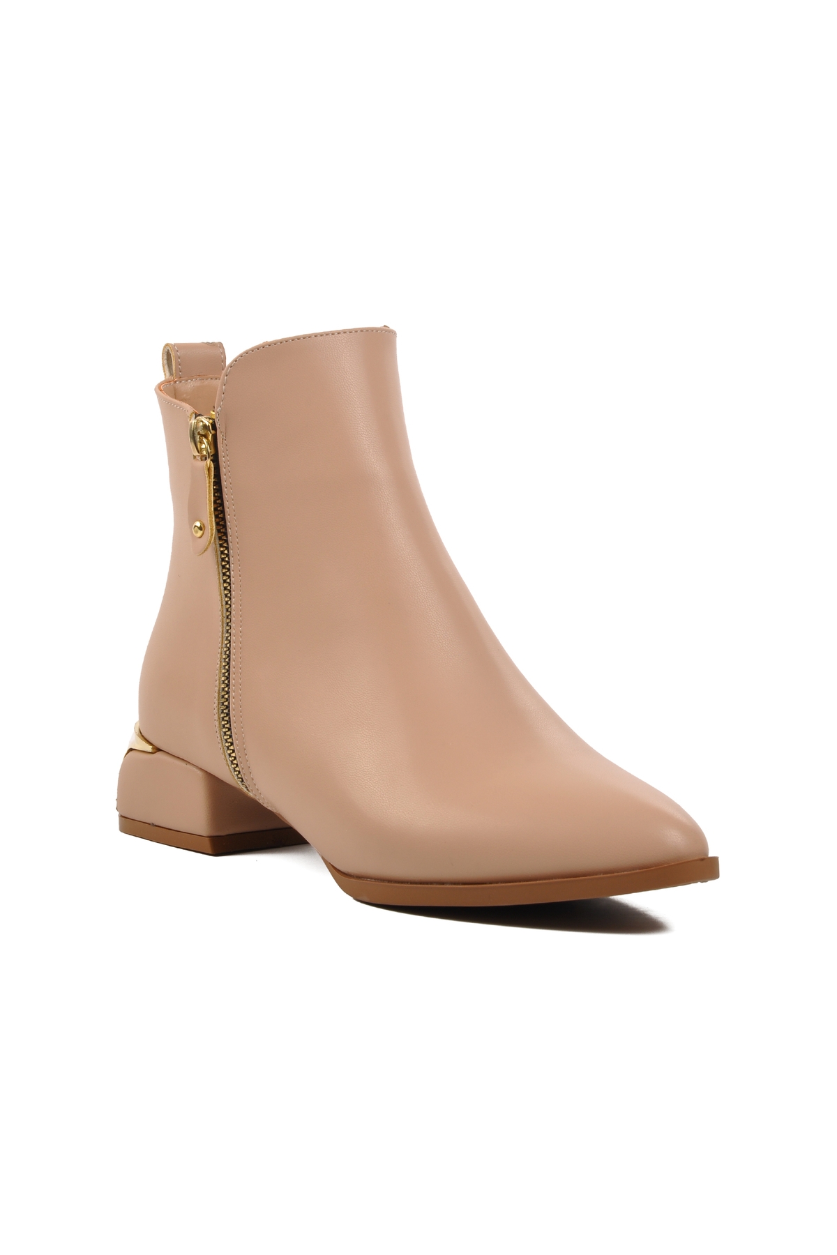 Aspor Nude Nut Kadın Topuklu Bot - Görsel 4