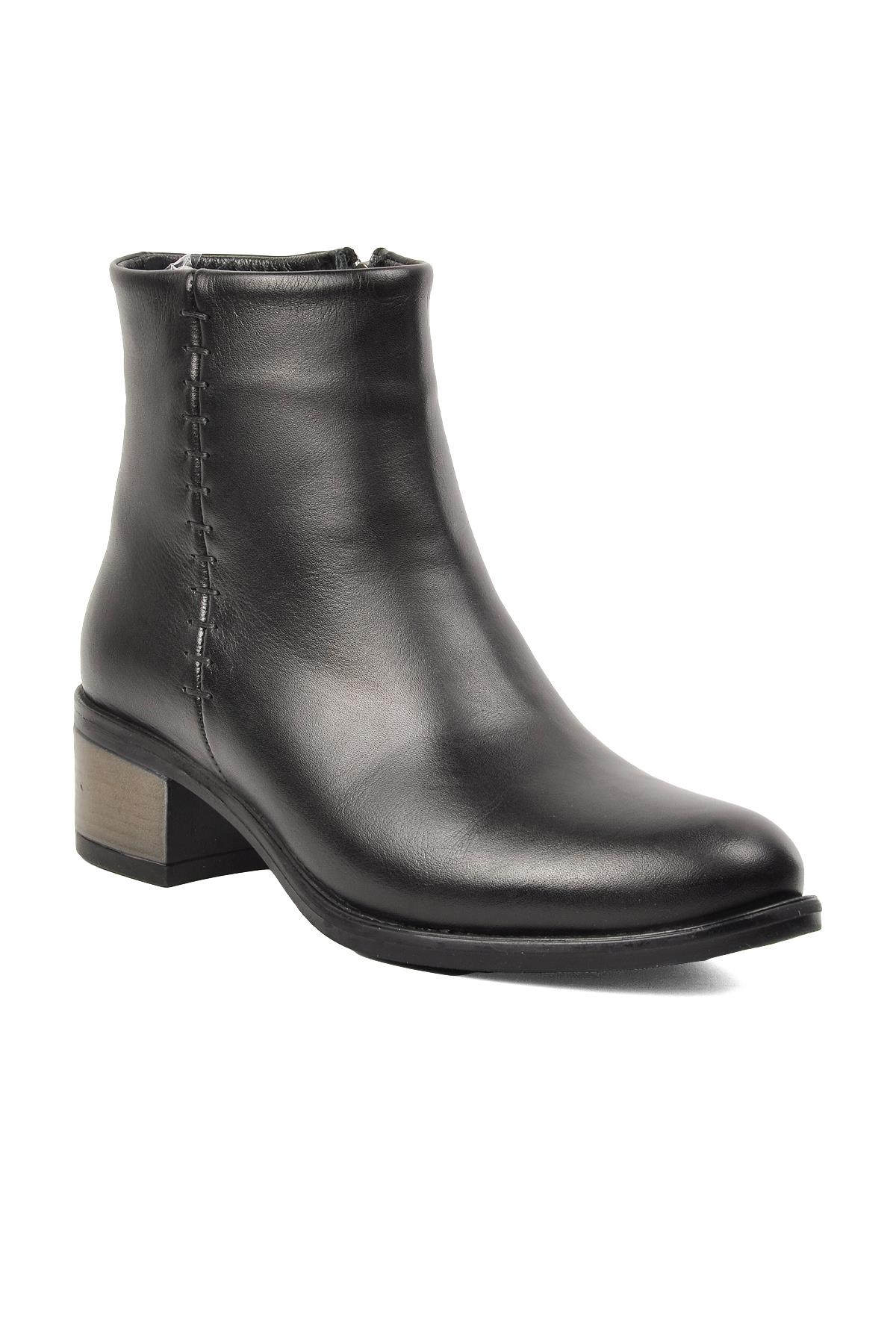 Siyah Kadın Topuklu Bot - Görsel 4
