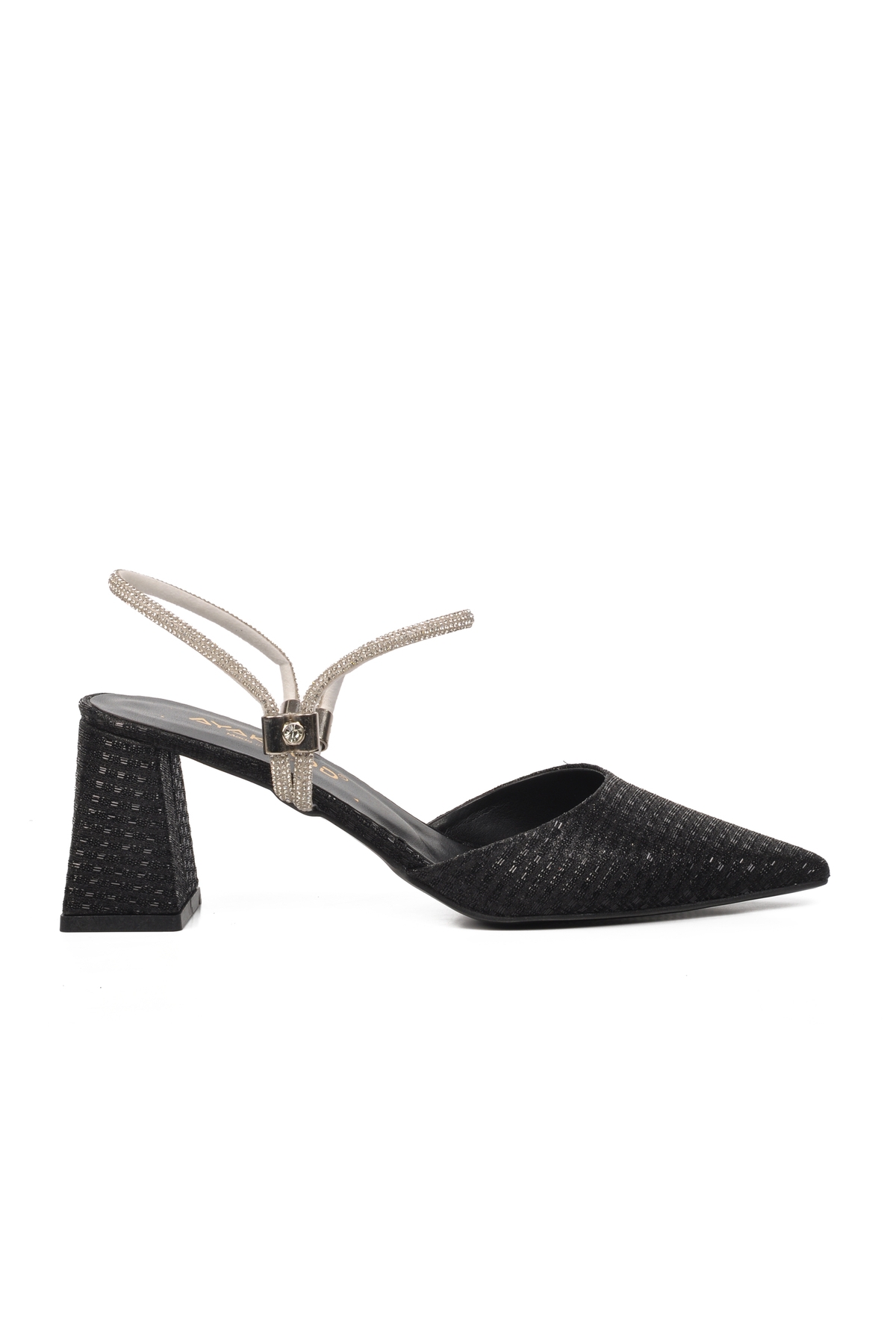 Aspor Siyah Kadın Abiye Ayakkabı - Görsel 2