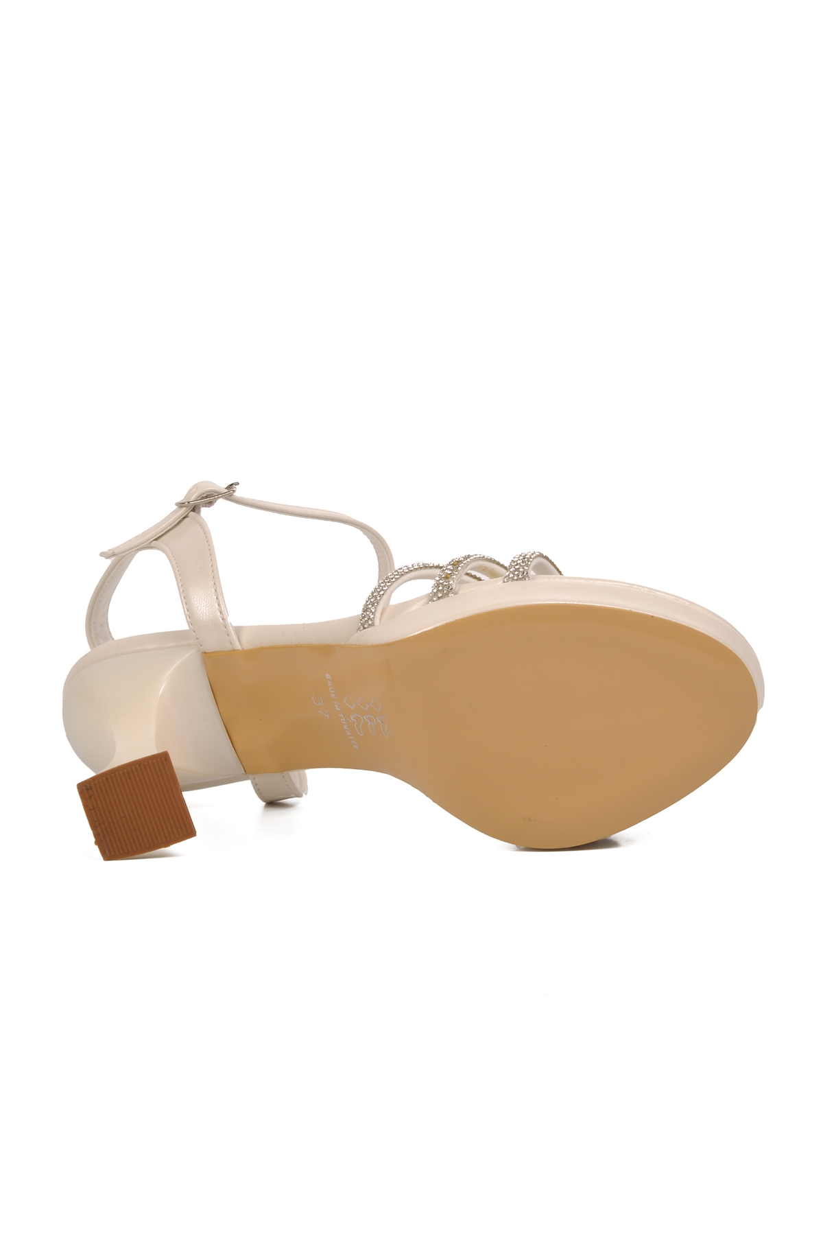 Aspor Bej Sedef Kadın Abiye Ayakkabı - Görsel 6