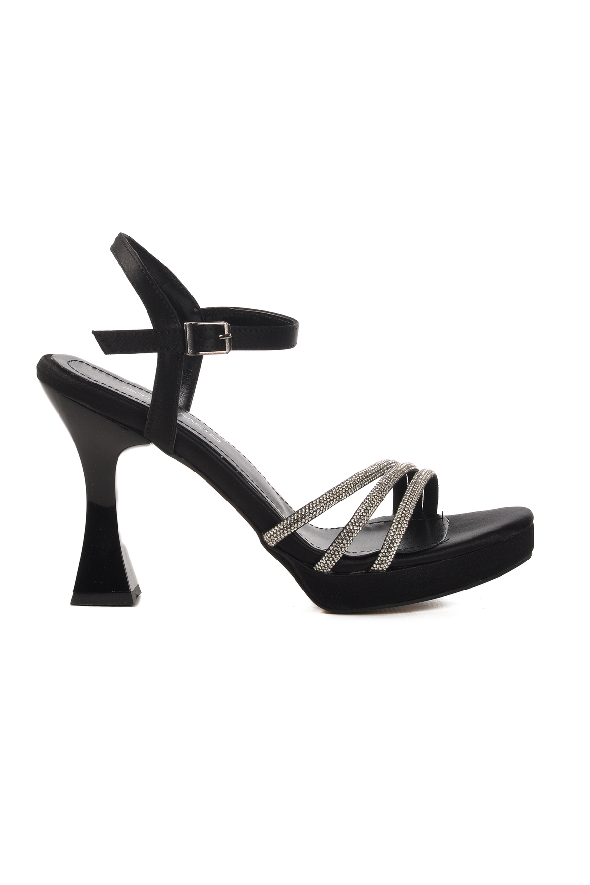 Aspor Siyah İnce Topuklu Kadın Abiye Ayakkabı - Görsel 2