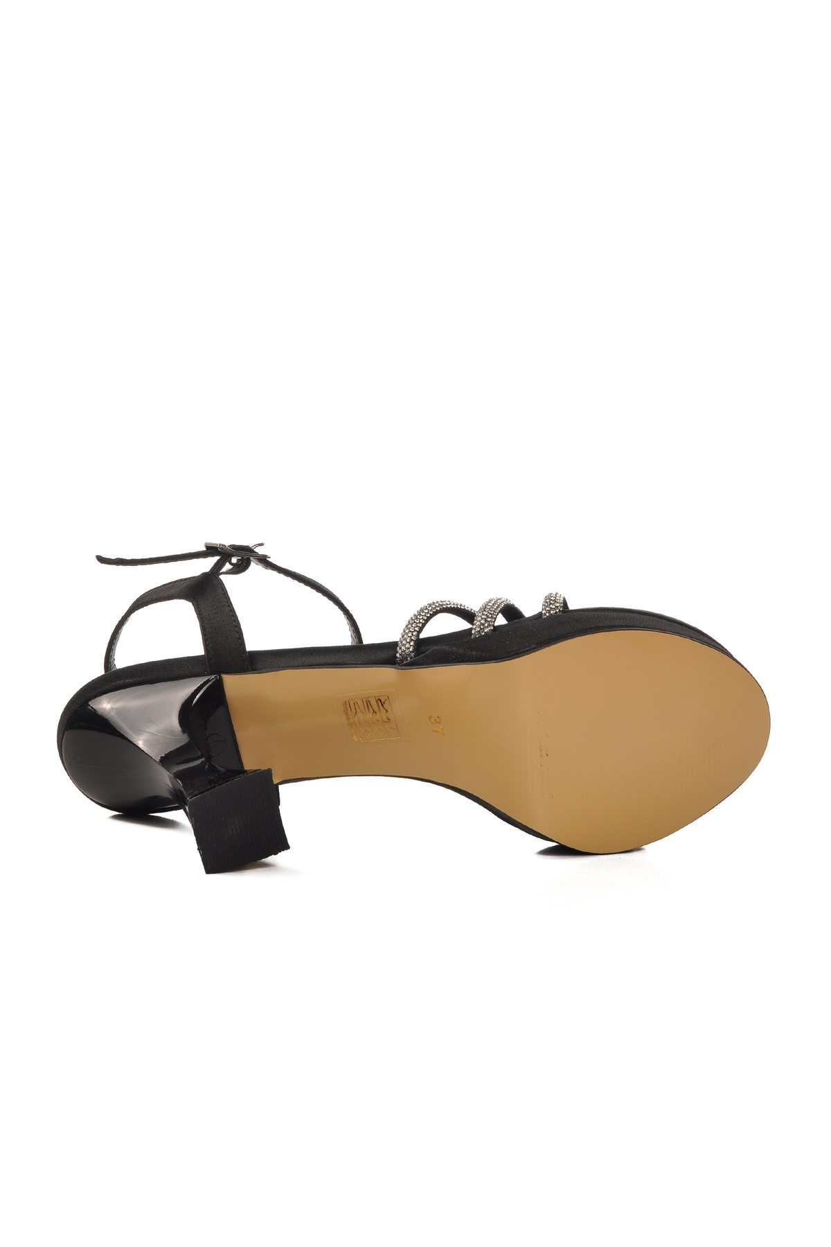 Aspor Siyah İnce Topuklu Kadın Abiye Ayakkabı - Görsel 6