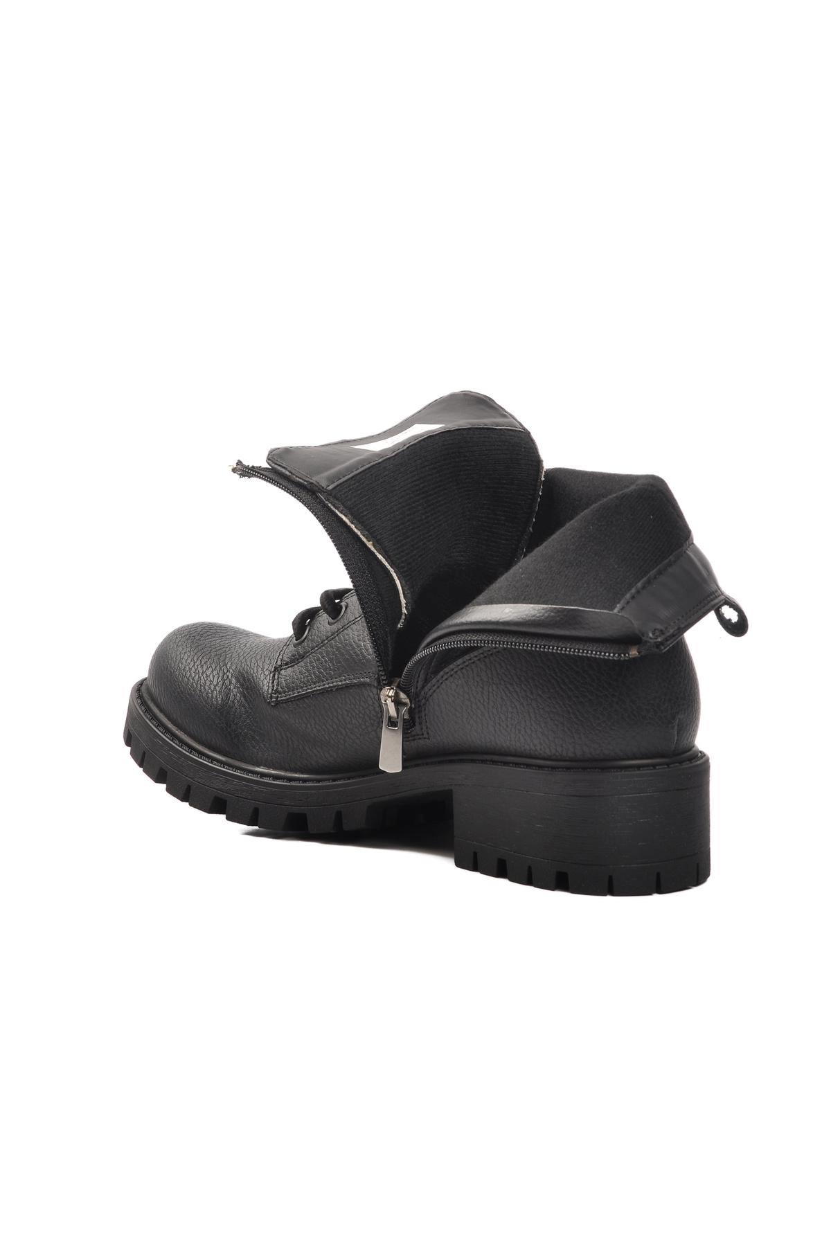 Aspor Siyah Floter İçi Polarlı Kadın Topuklu Bot - Görsel 5