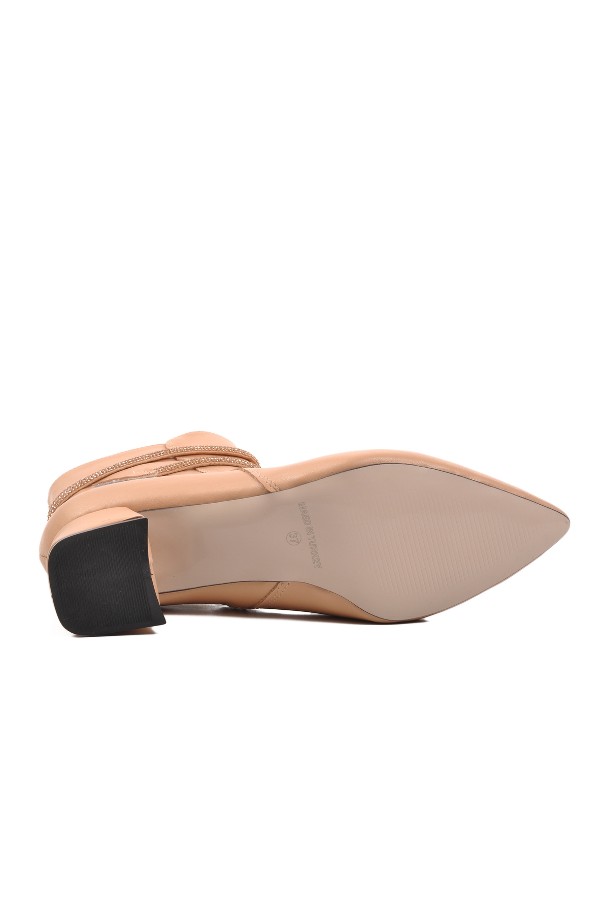 Aspor Nude Nut Poliüretan Kadın Topuklu Bot - Görsel 6