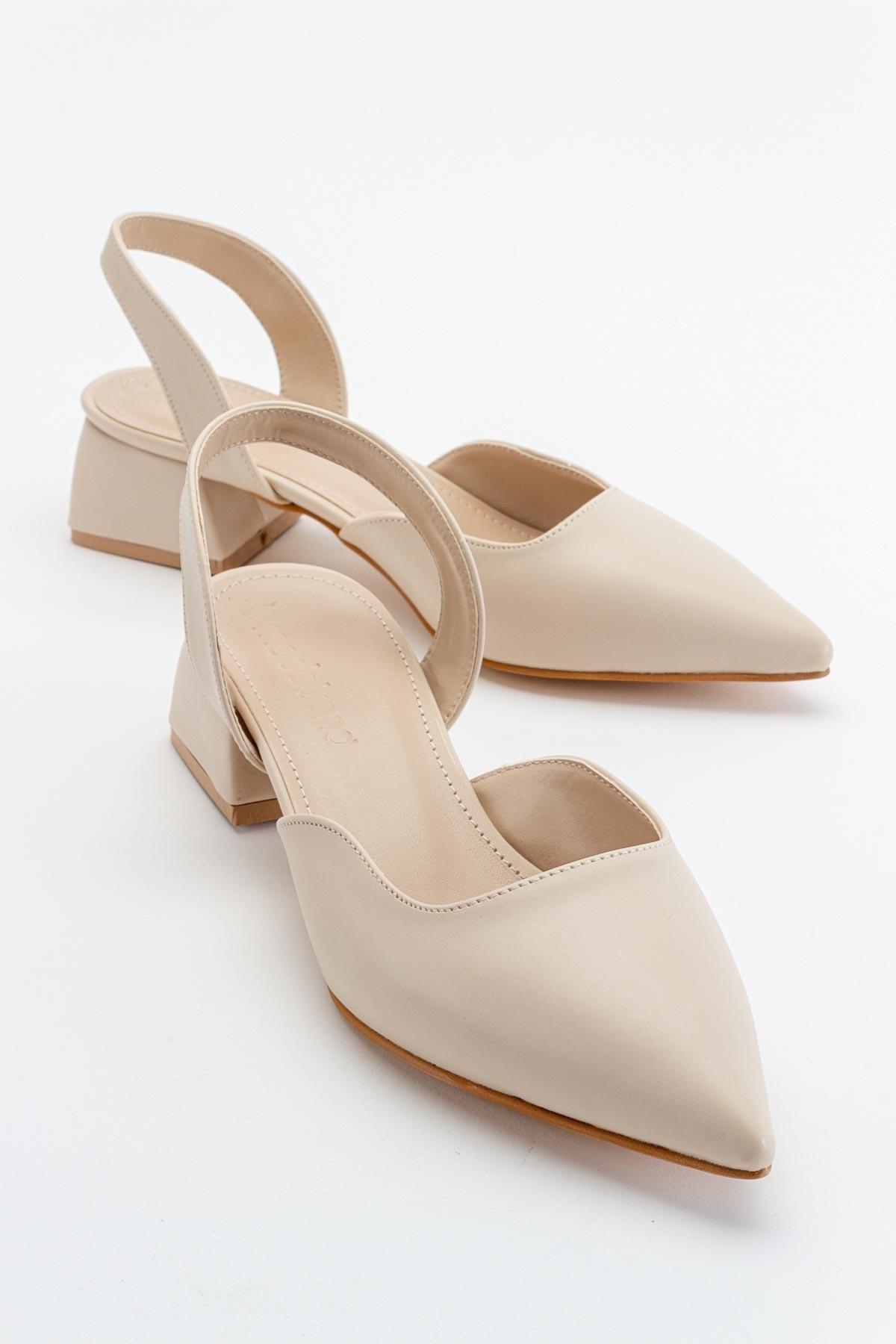 Kadın Topuklu Sandalet TEN CİLT - Görsel 2