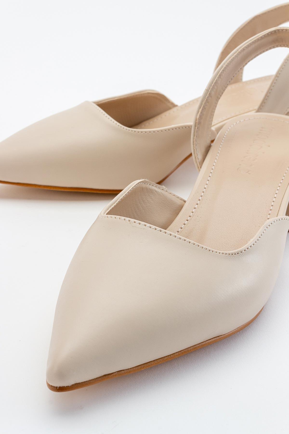 Kadın Topuklu Sandalet TEN CİLT - Görsel 4