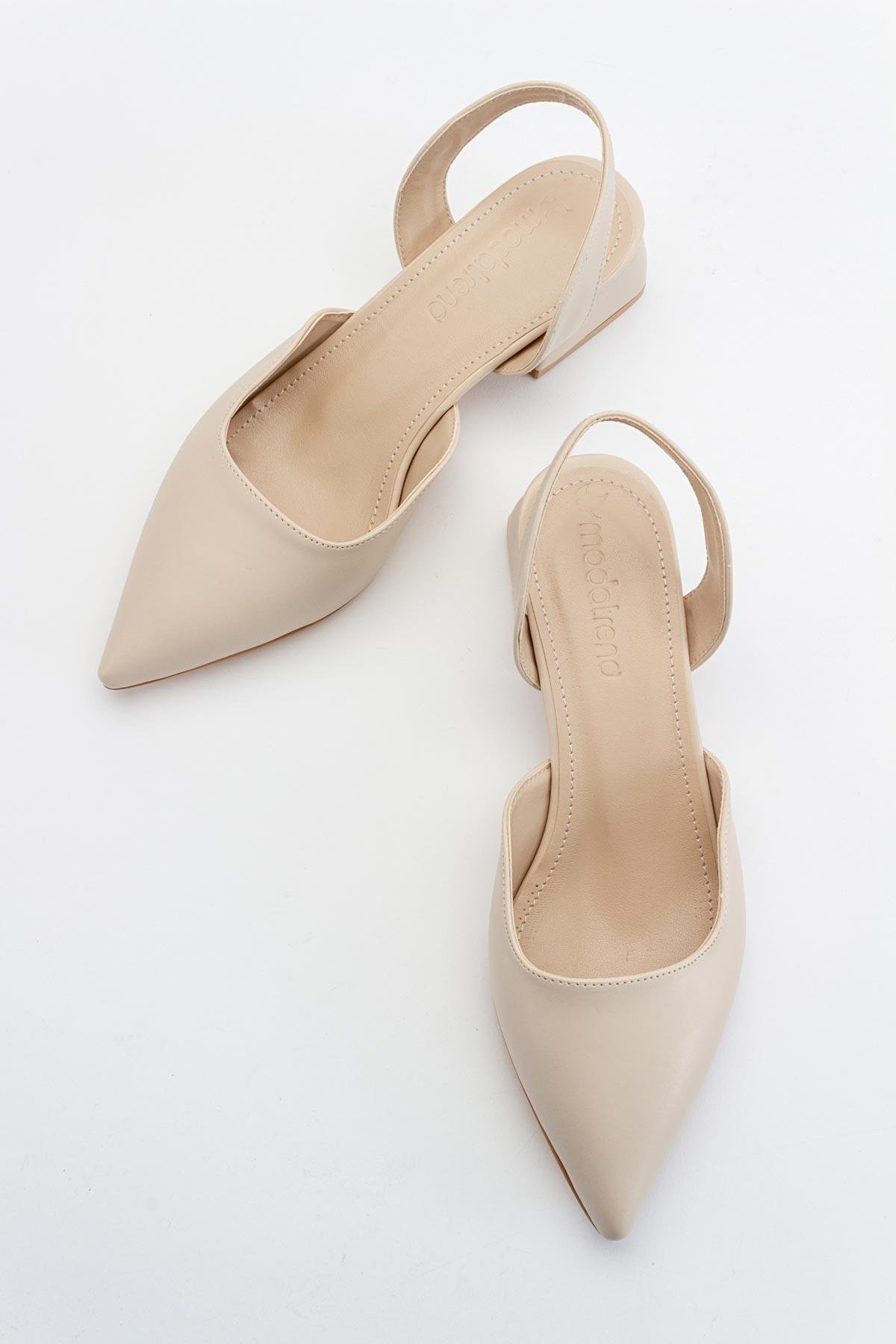 Kadın Topuklu Sandalet TEN CİLT - Görsel 6