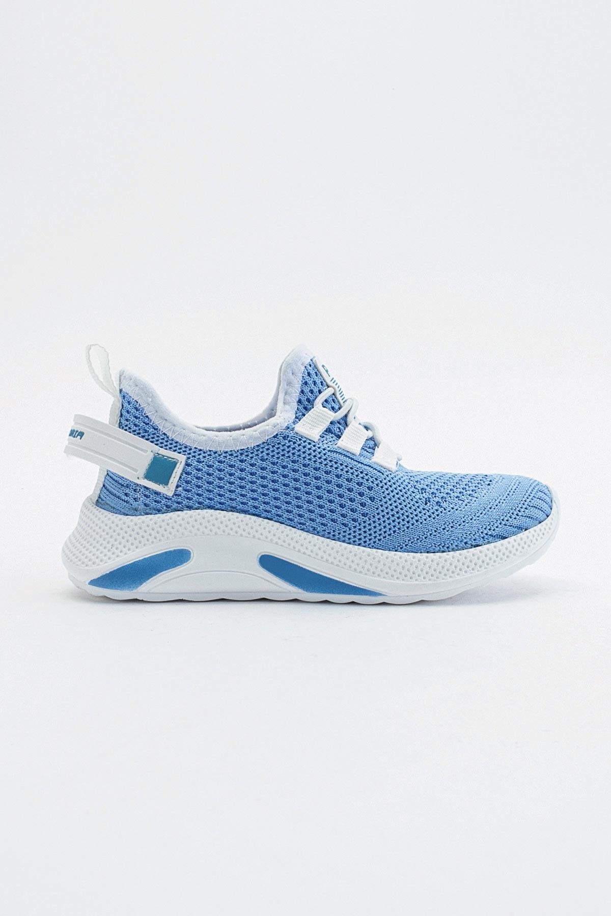 Triko Çocuk Spor Ayakkabı 26-30 MAVİ - Görsel 3