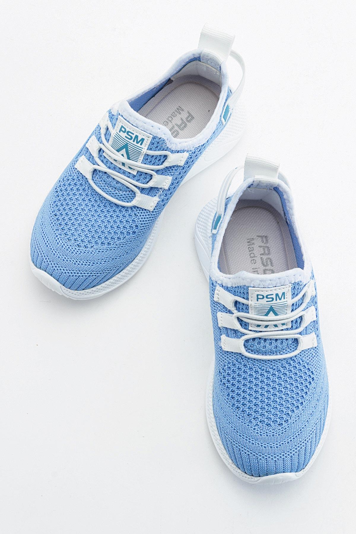 Triko Çocuk Spor Ayakkabı 26-30 MAVİ - Görsel 6