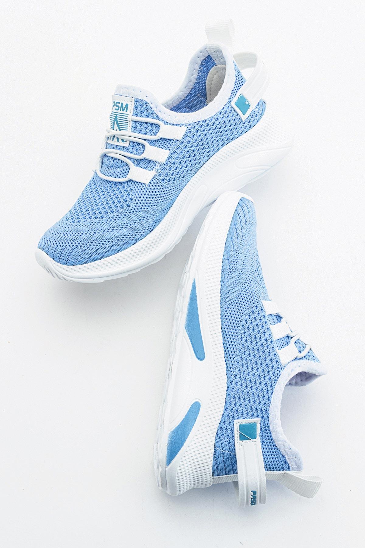 Triko Çocuk Spor Ayakkabı 26-30 MAVİ - Görsel 7