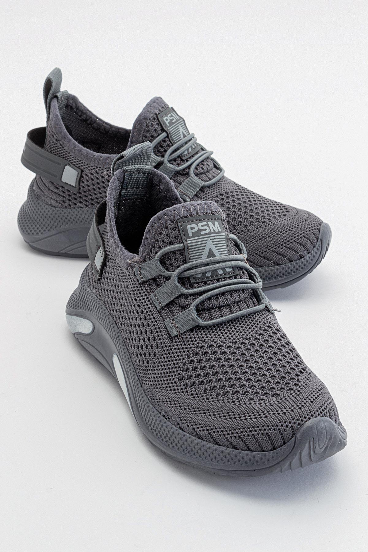 Triko Çocuk Spor Ayakkabı 31-35 FÜME - Görsel 2