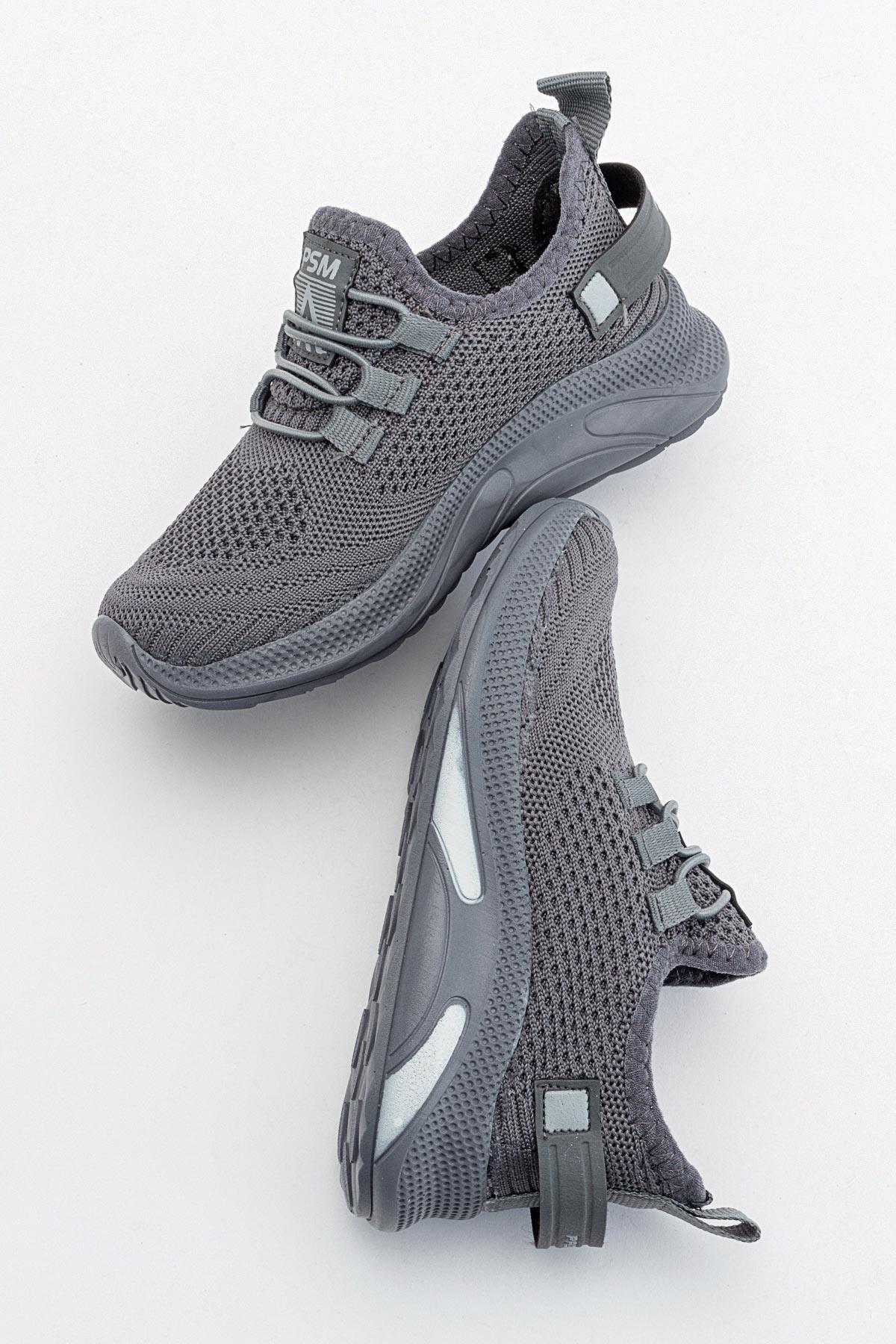 Triko Çocuk Spor Ayakkabı 31-35 FÜME - Görsel 7