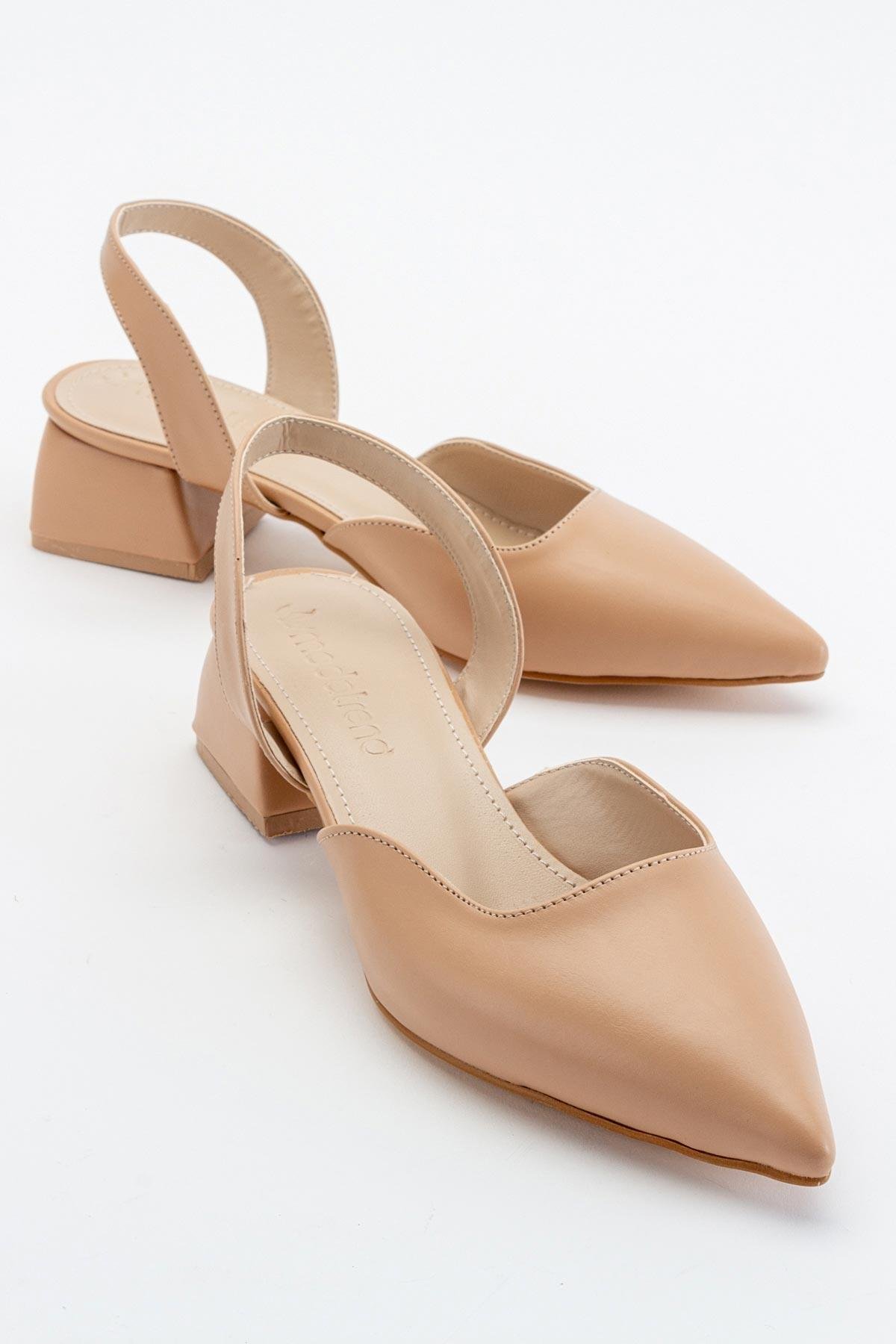 Kadın Topuklu Sandalet NUDE CİLT - Görsel 2