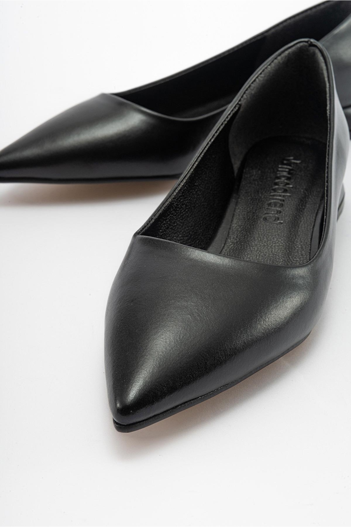 Kadın Sade Babet SİYAH CİLT - Görsel 4