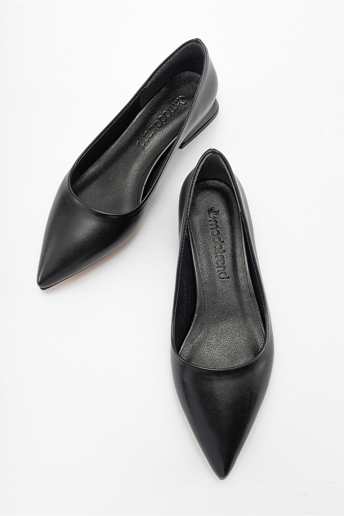 Kadın Sade Babet SİYAH CİLT - Görsel 6