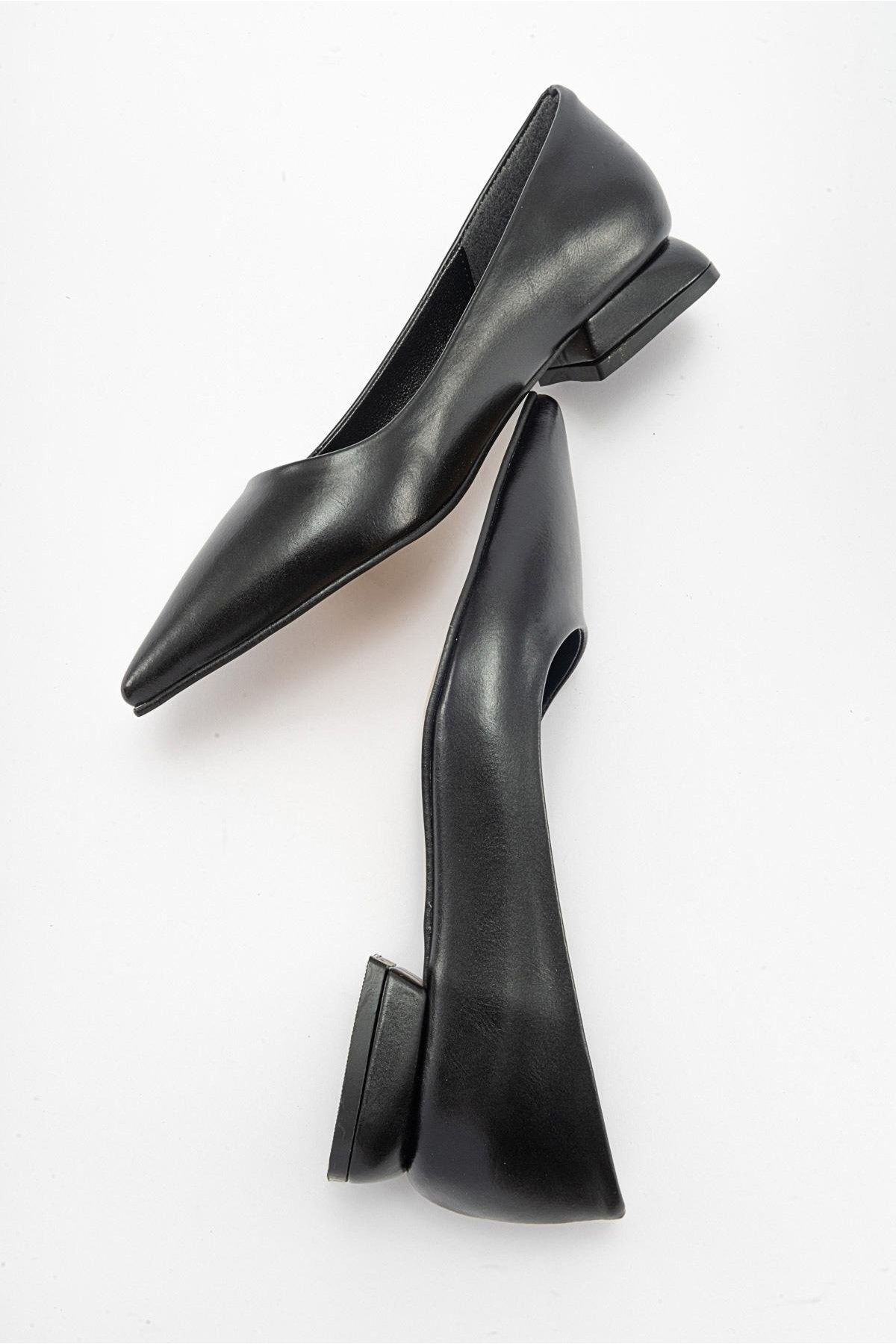 Kadın Sade Babet SİYAH CİLT - Görsel 7