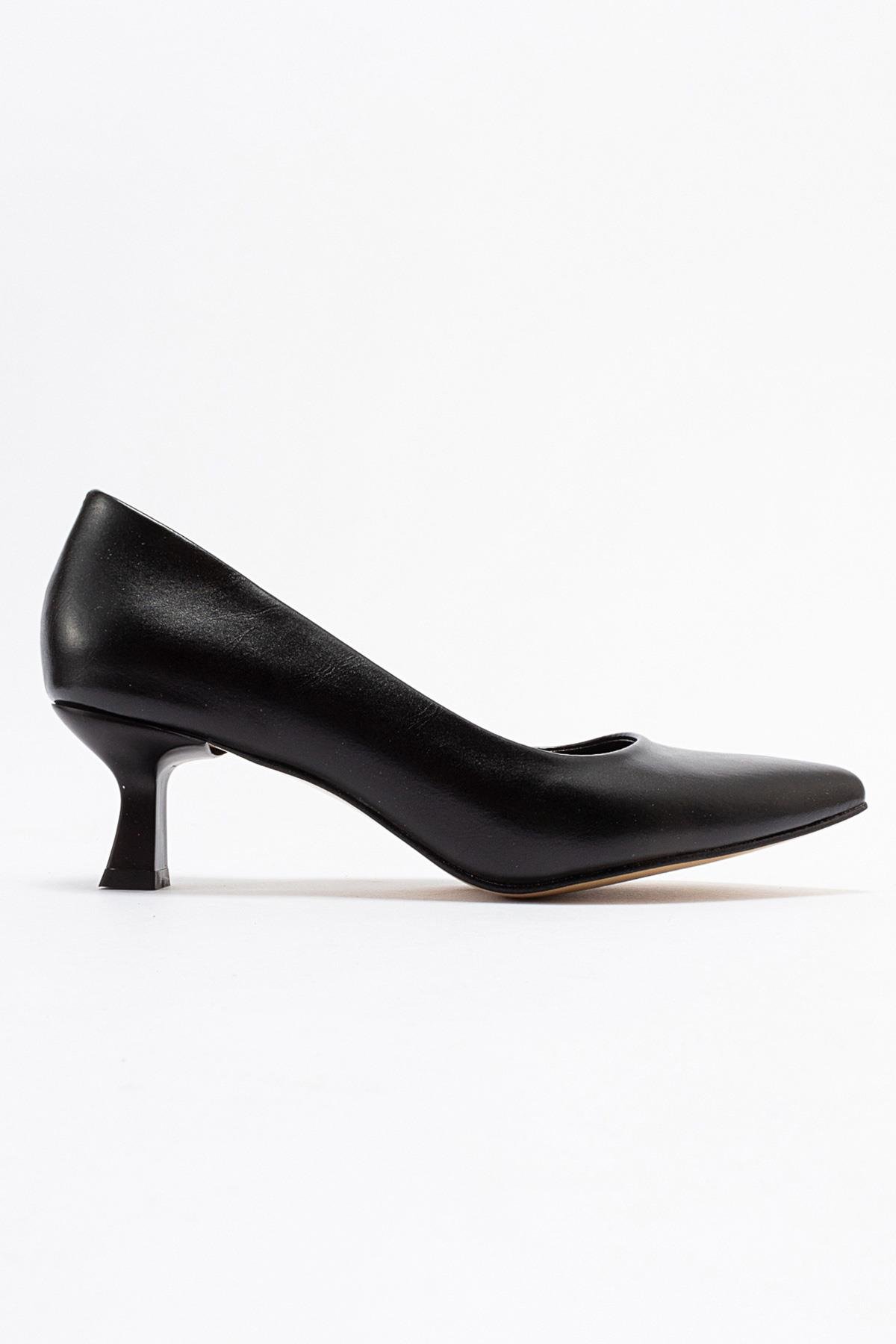 Kadın Stiletto Ayakkabı SİYAH CİLT - Görsel 3