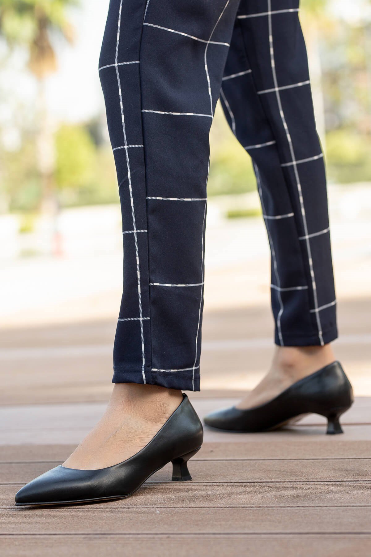 Kadın Topuklu Ayakkabı SİYAH CİLT - Görsel 2