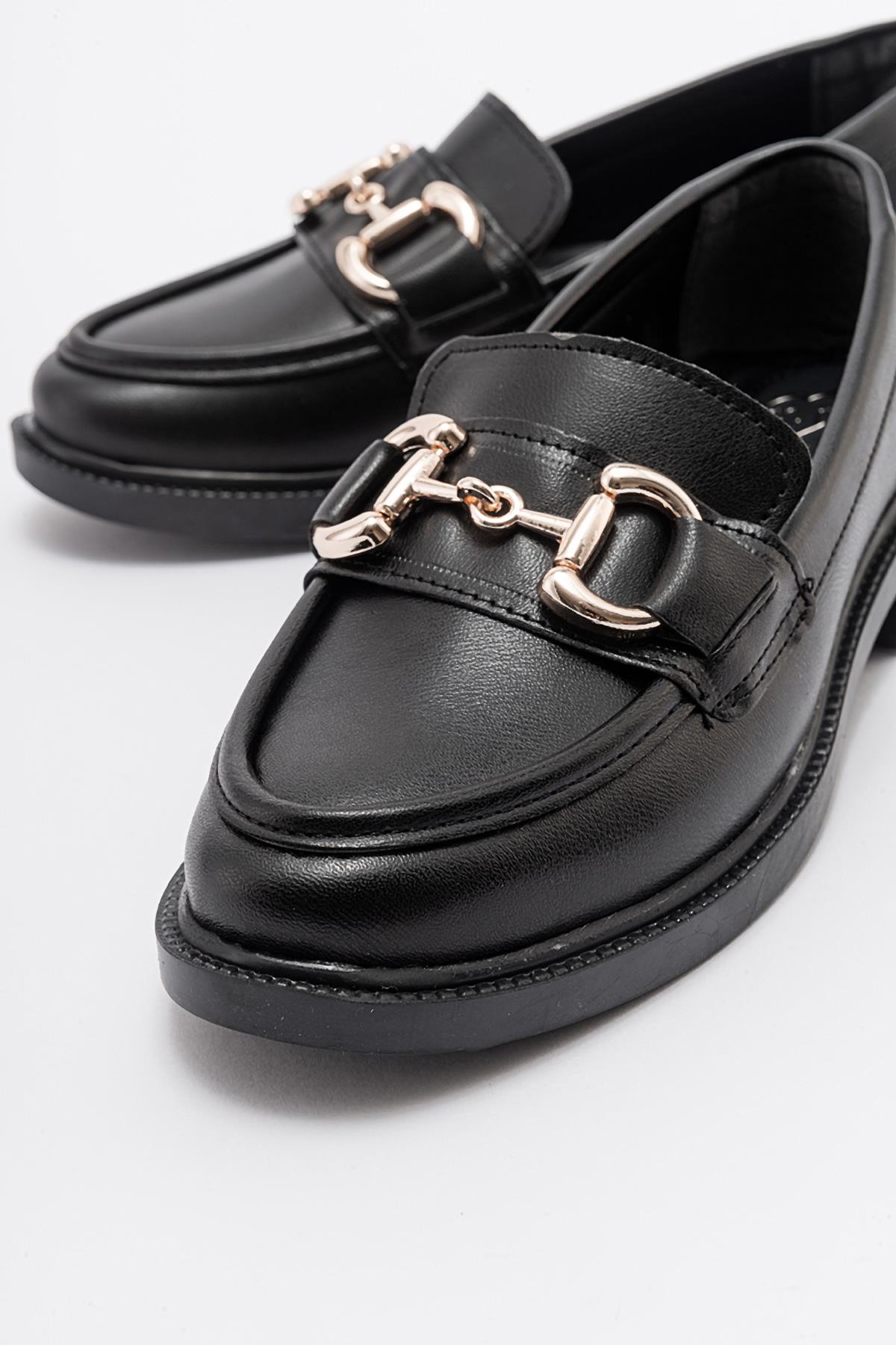 Kadın Günlük Ayakkabı SİYAH CİLT - Görsel 4