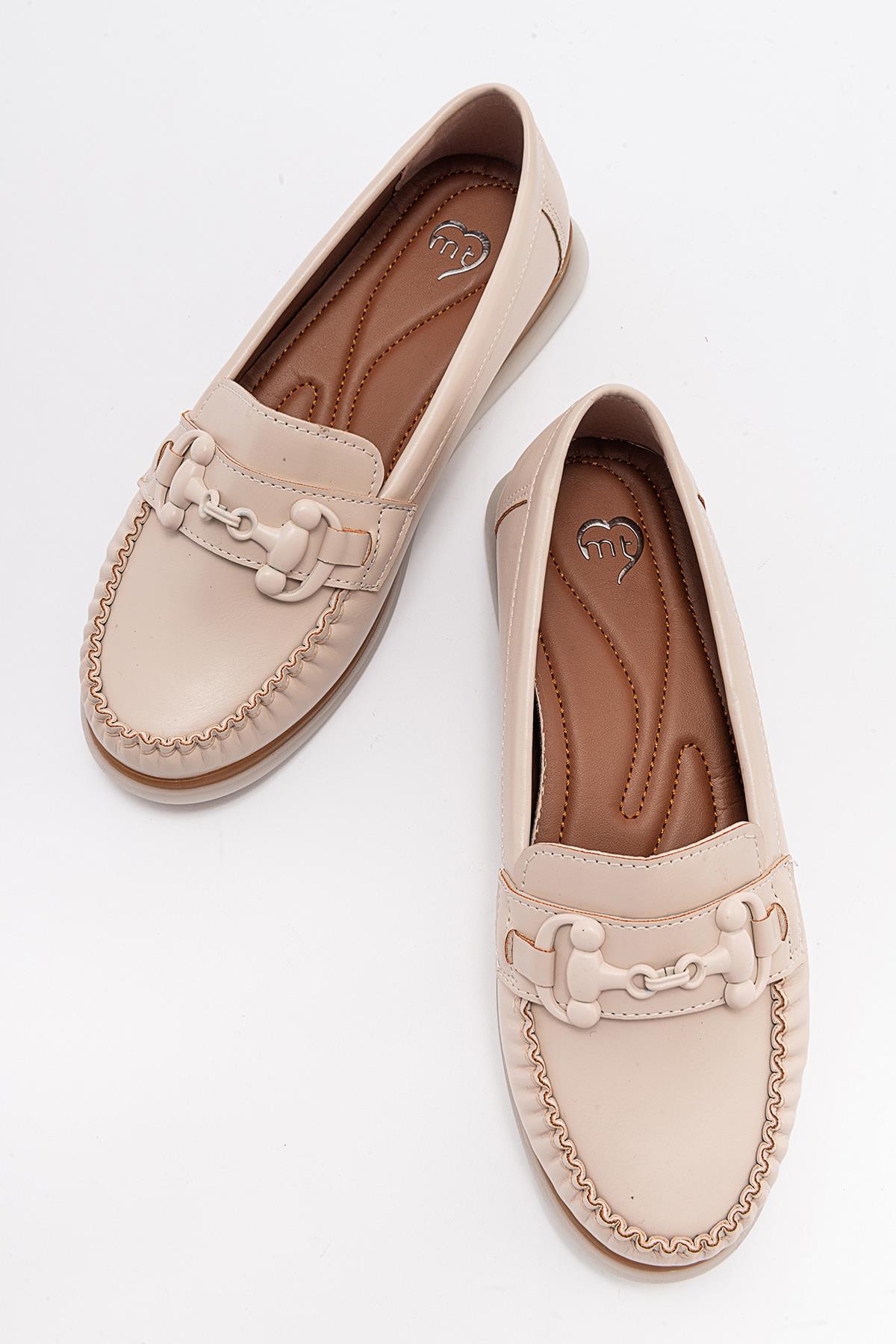 Kaydırmaz Kadın Ayakkabı TEN CİLT - Görsel 6