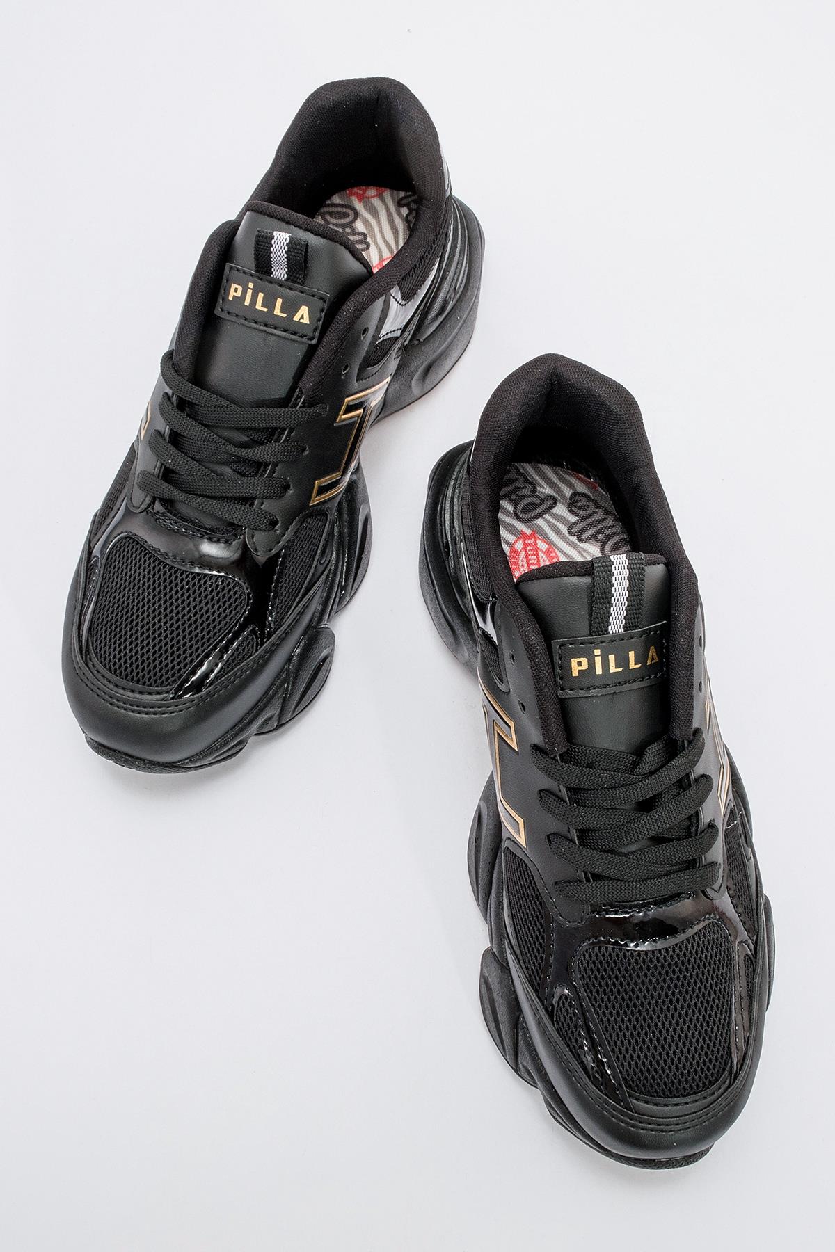 Kadın Anorak Spor Ayakkabı SİYAH ALTIN - Görsel 6