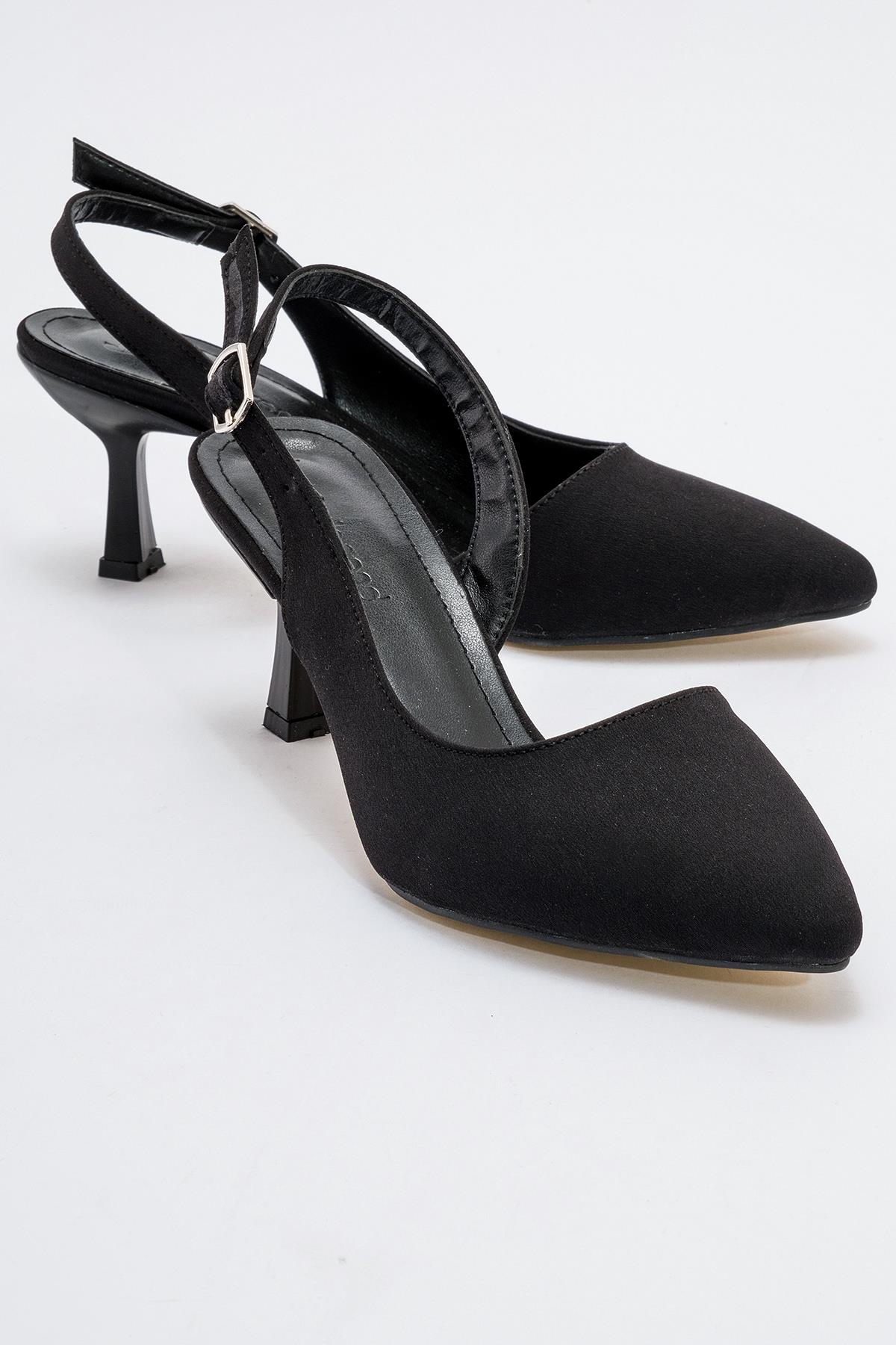 Kadın Topuklu Ayakkabı SİYAH KOT - Görsel 2