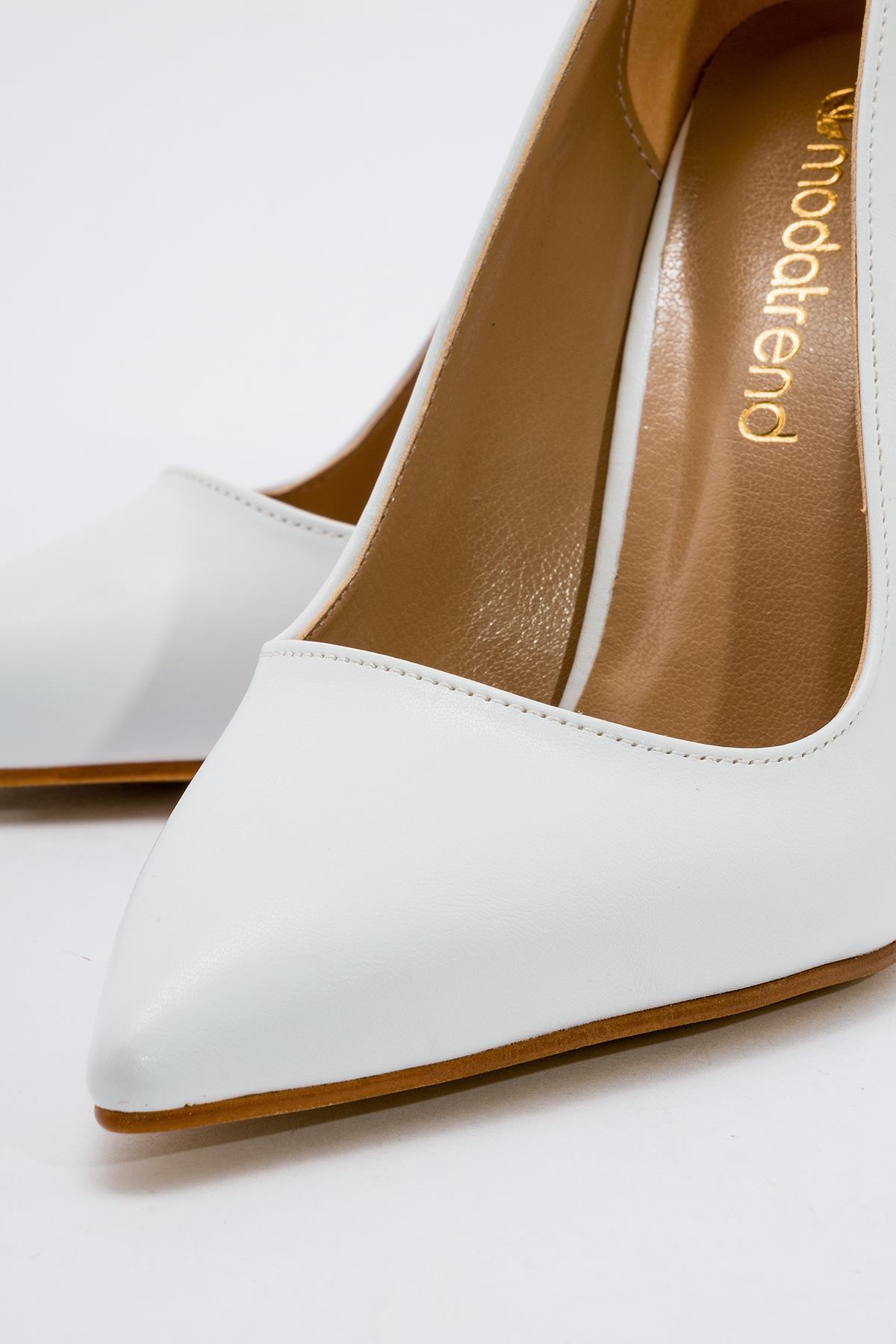 Kadın Stiletto BEYAZ CİLT - Görsel 4