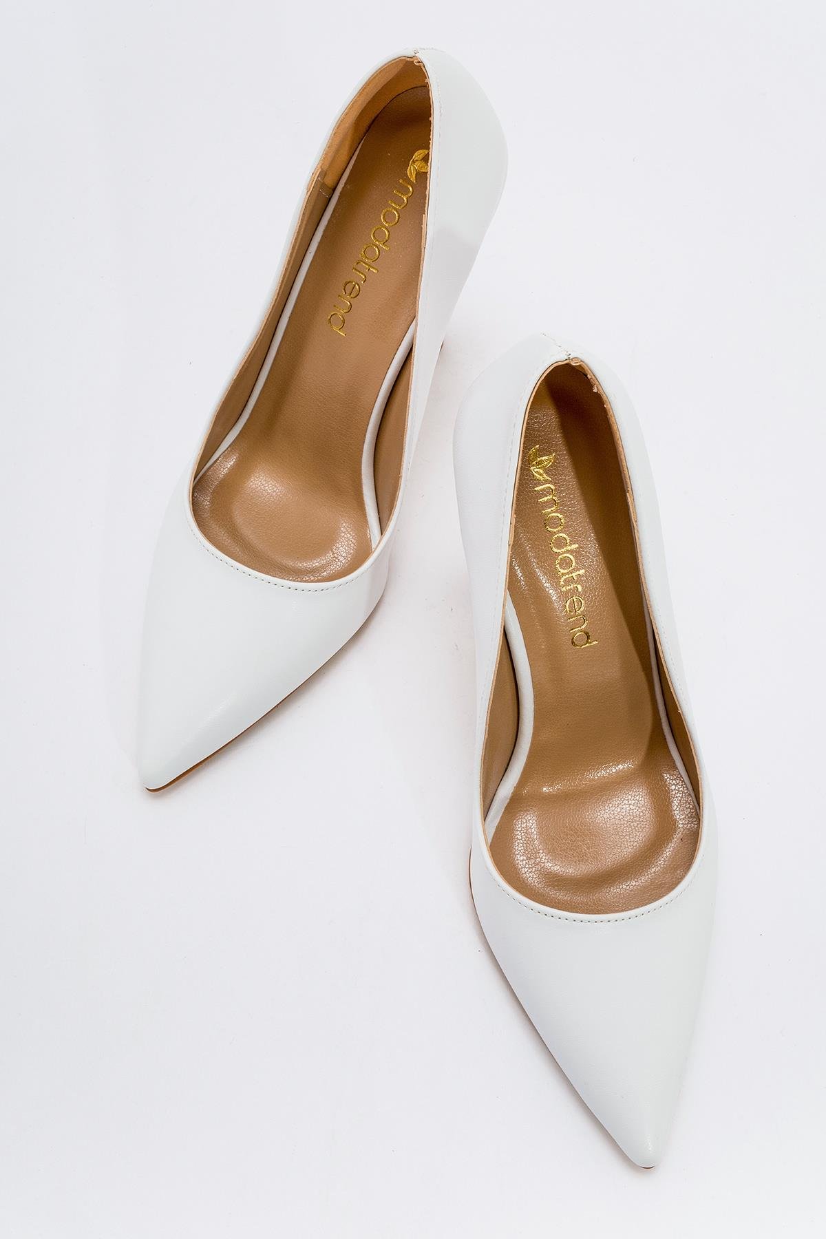 Kadın Stiletto BEYAZ CİLT - Görsel 6