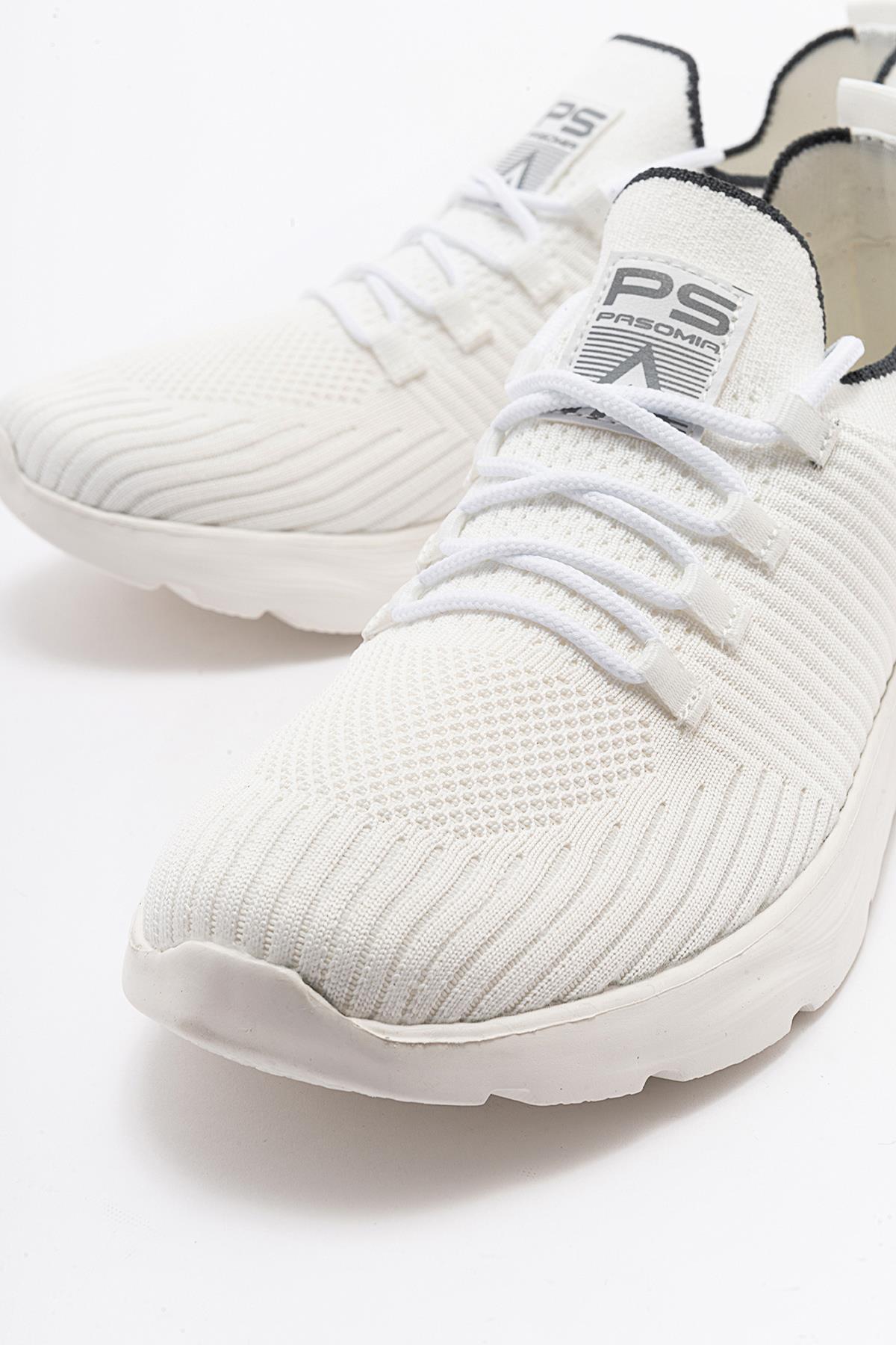 Anorak Bağcıklı Kadın Spor Ayakkabı BEYAZ BEYAZ - Görsel 4