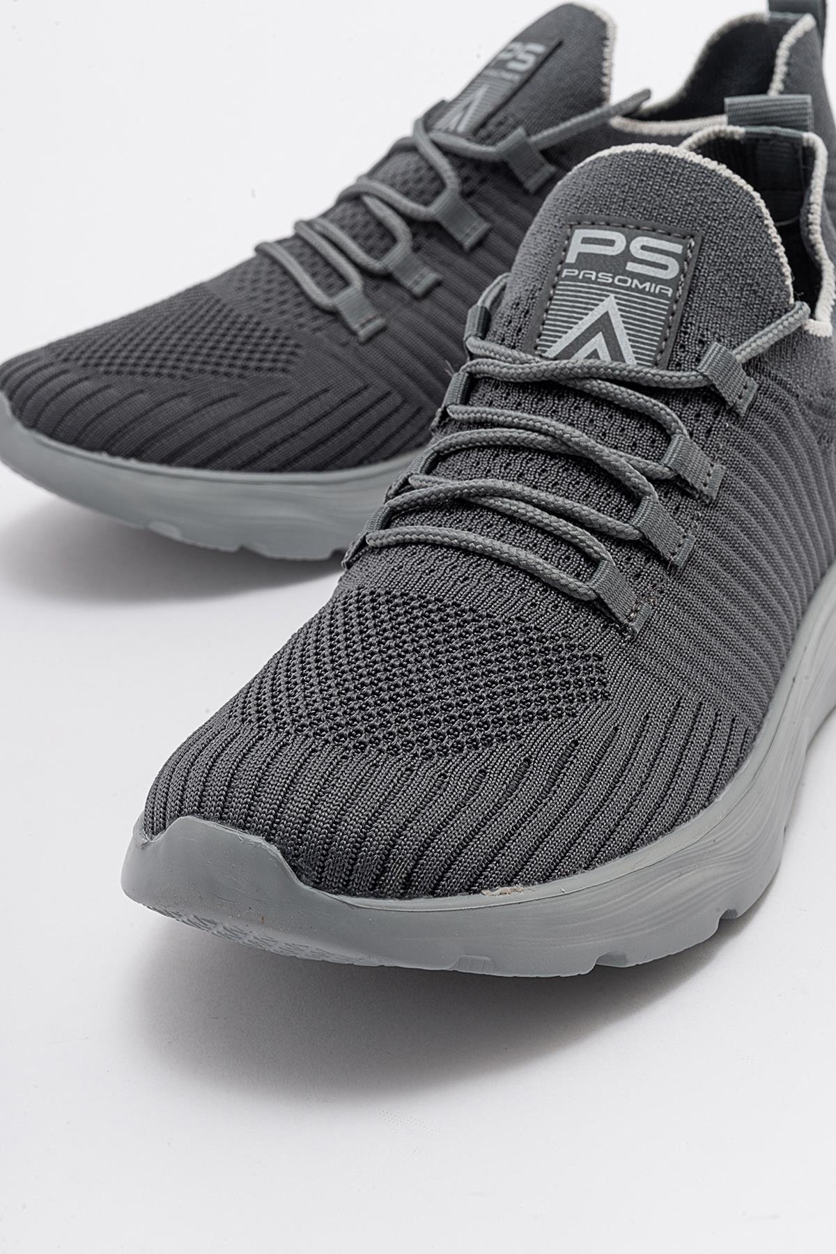 Anorak Bağcıklı Kadın Spor Ayakkabı FÜME FÜME - Görsel 4