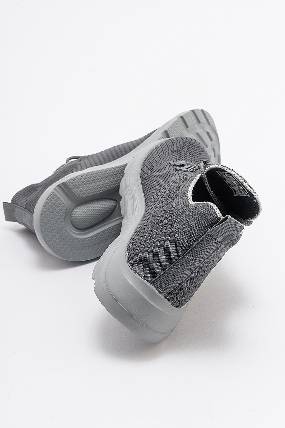 Anorak Bağcıklı Kadın Spor Ayakkabı FÜME FÜME - Görsel 5