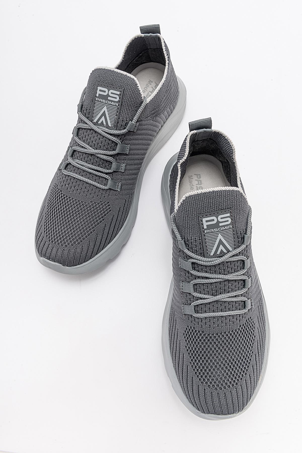 Anorak Bağcıklı Kadın Spor Ayakkabı FÜME FÜME - Görsel 6