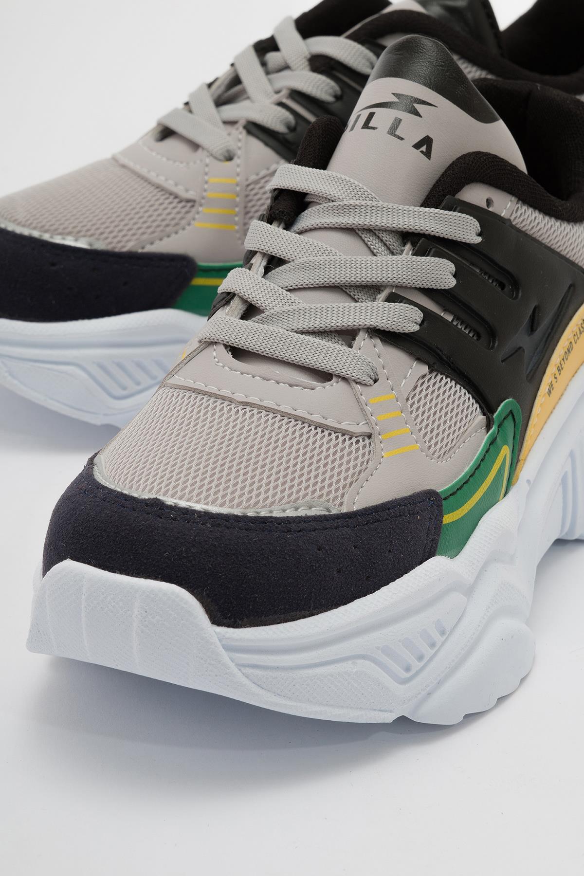 Kadın Anorak Spor Ayakkabı LACİ FÜME SARI - Görsel 6