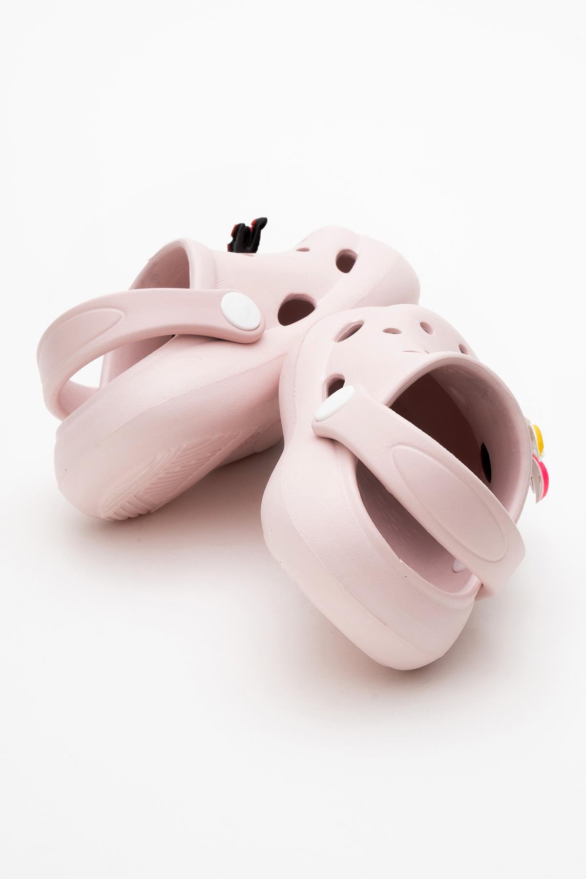 Çocuk Aksesuarlı Sabo Terlik 22-25 PUDRA - Görsel 5