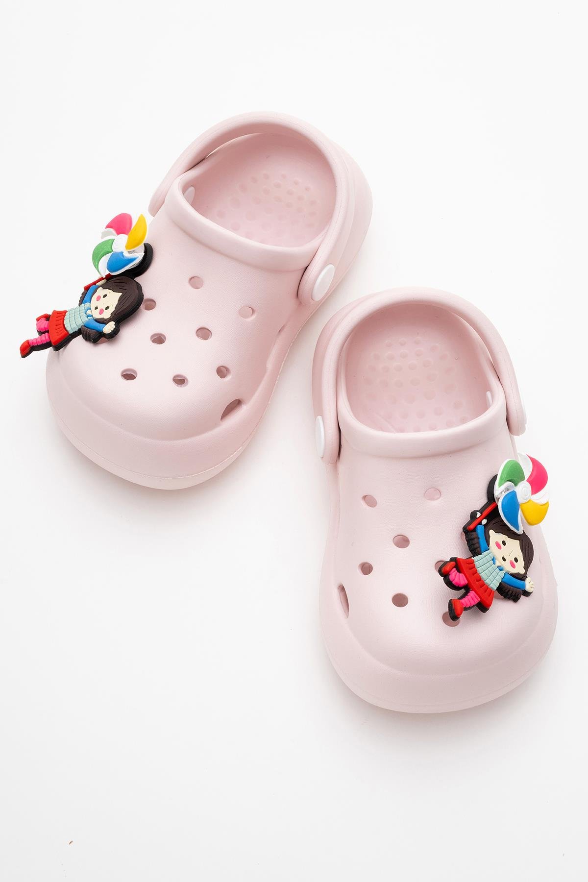 Çocuk Aksesuarlı Sabo Terlik 22-25 PUDRA - Görsel 6