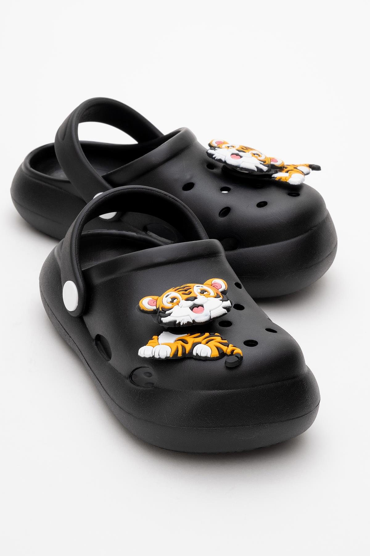 Çocuk Aksesuarlı Sabo Terlik 26-30 SİYAH - Görsel 2