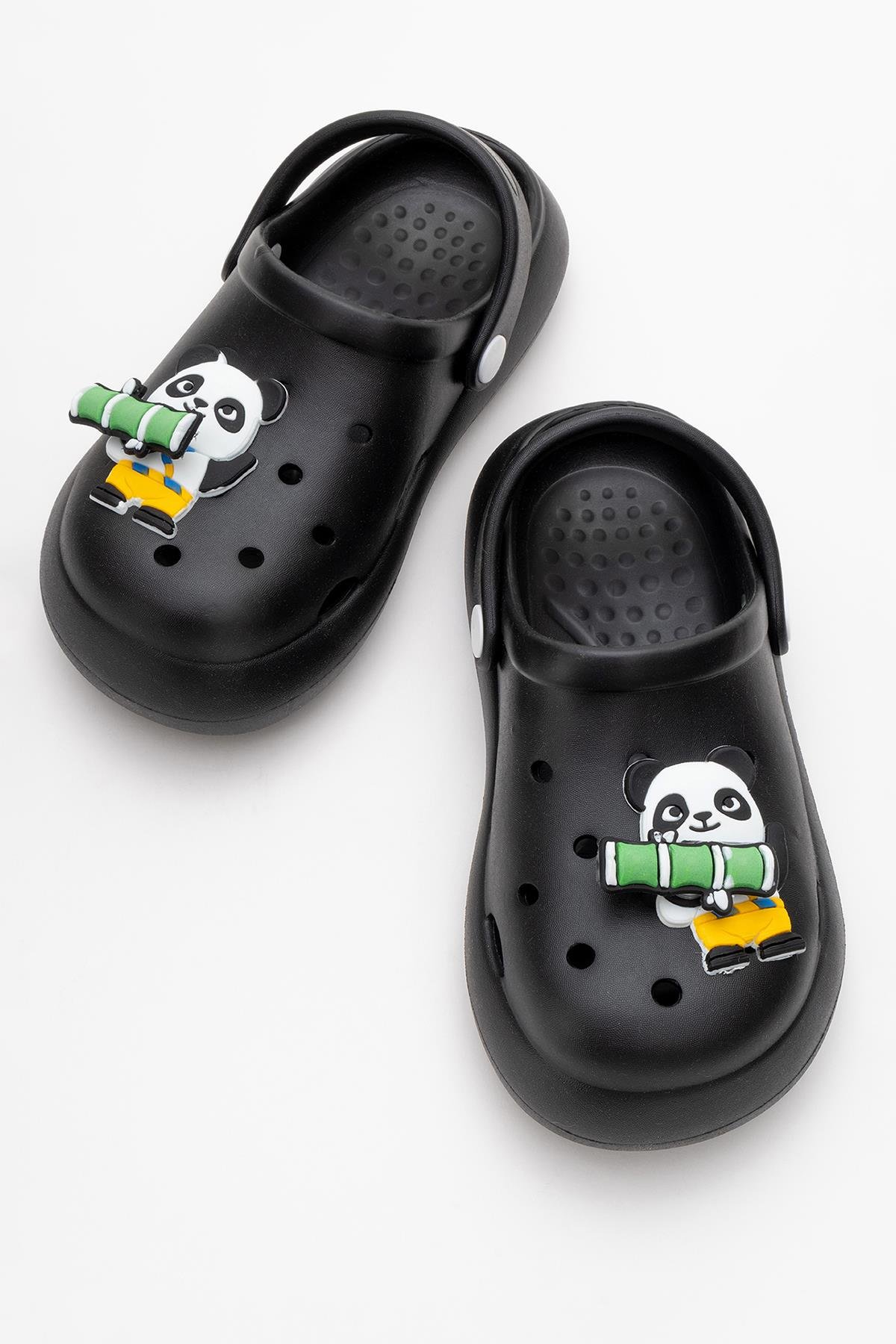 Çocuk Aksesuarlı Sabo Terlik 30-35 SİYAH - Görsel 6