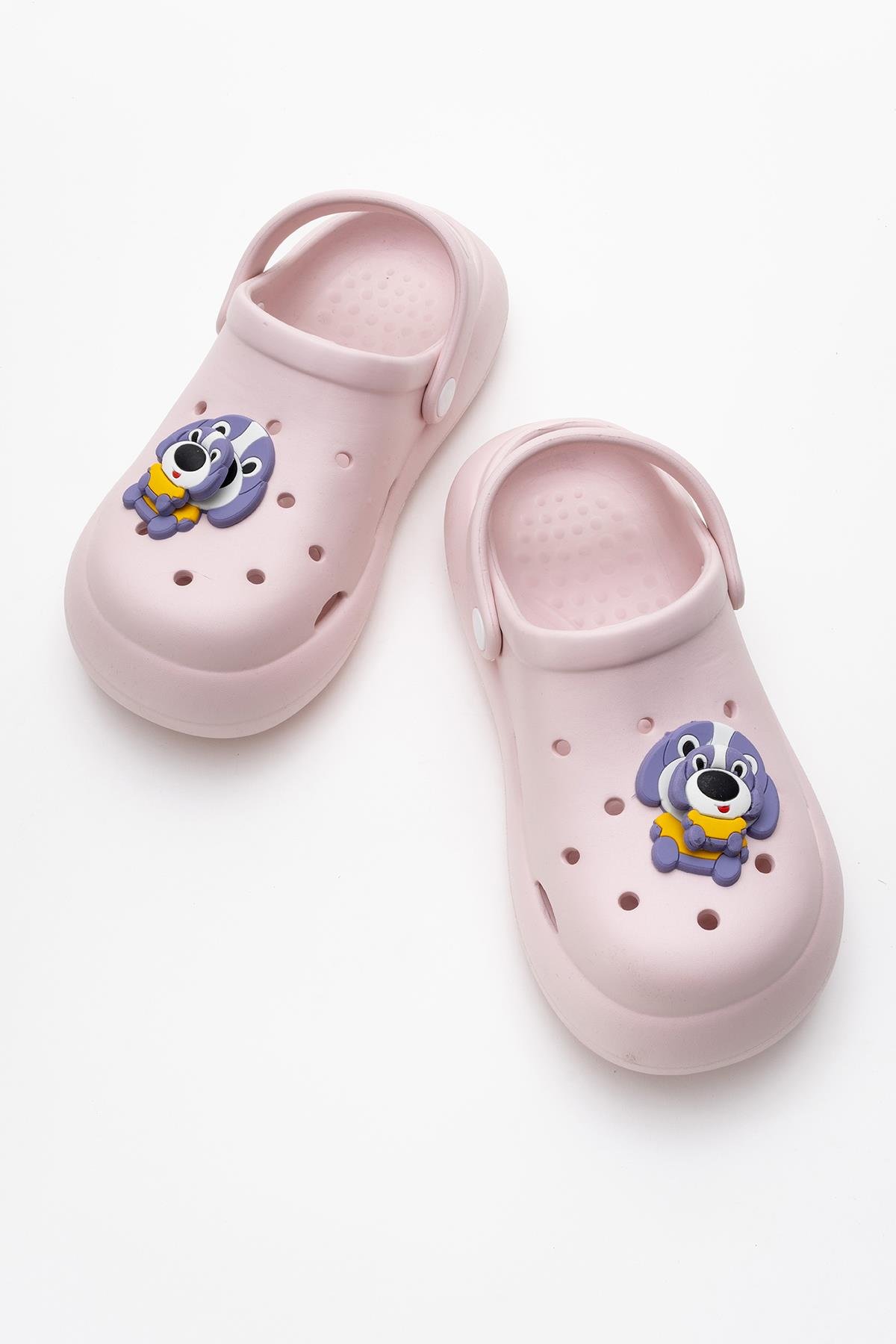 Çocuk Aksesuarlı Sabo Terlik 30-35 PUDRA - Görsel 6