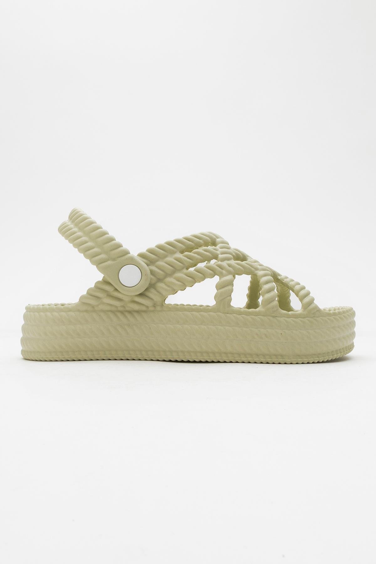 Kadın Sandalet AÇIK YEŞİL - Görsel 3