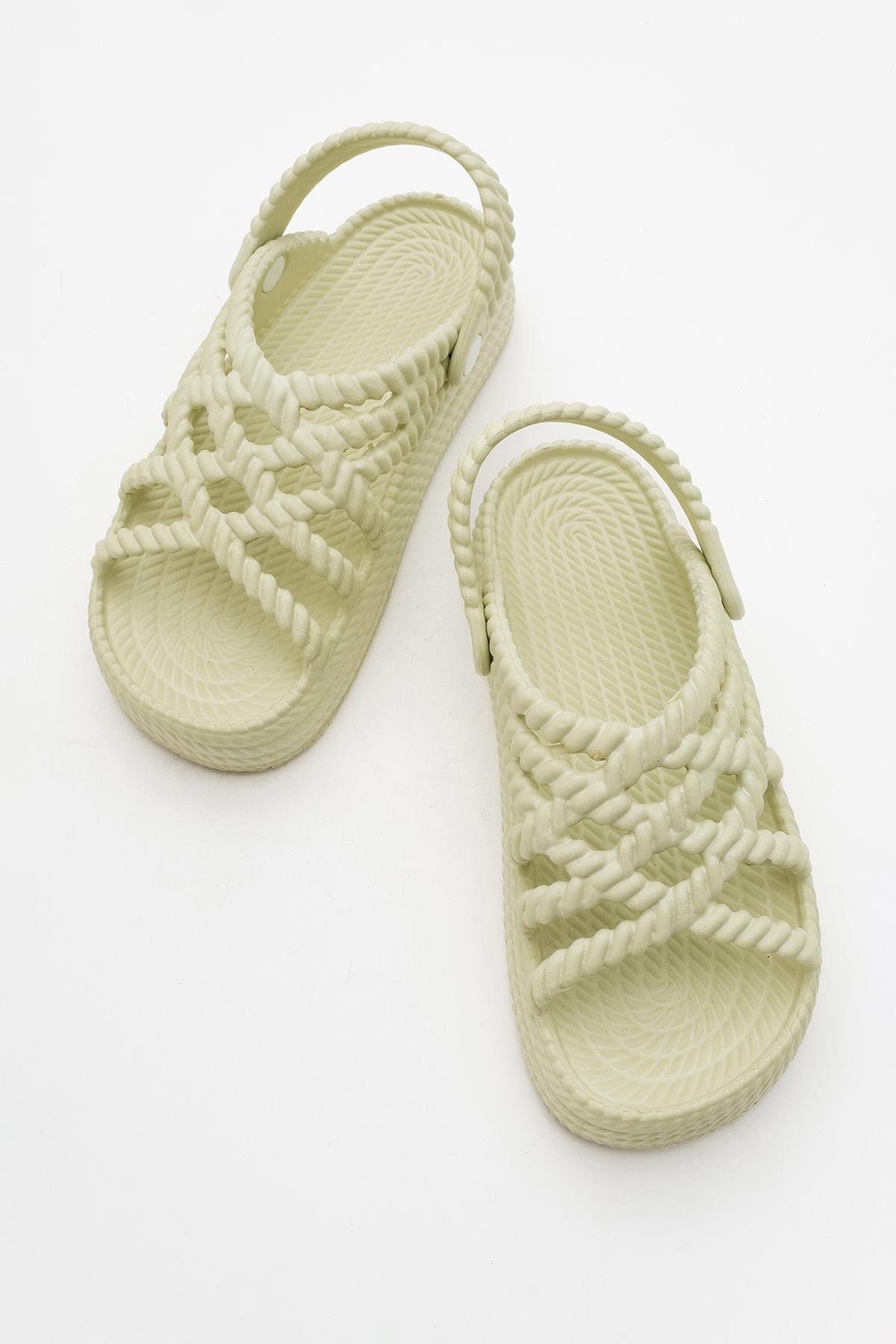 Kadın Sandalet AÇIK YEŞİL - Görsel 4