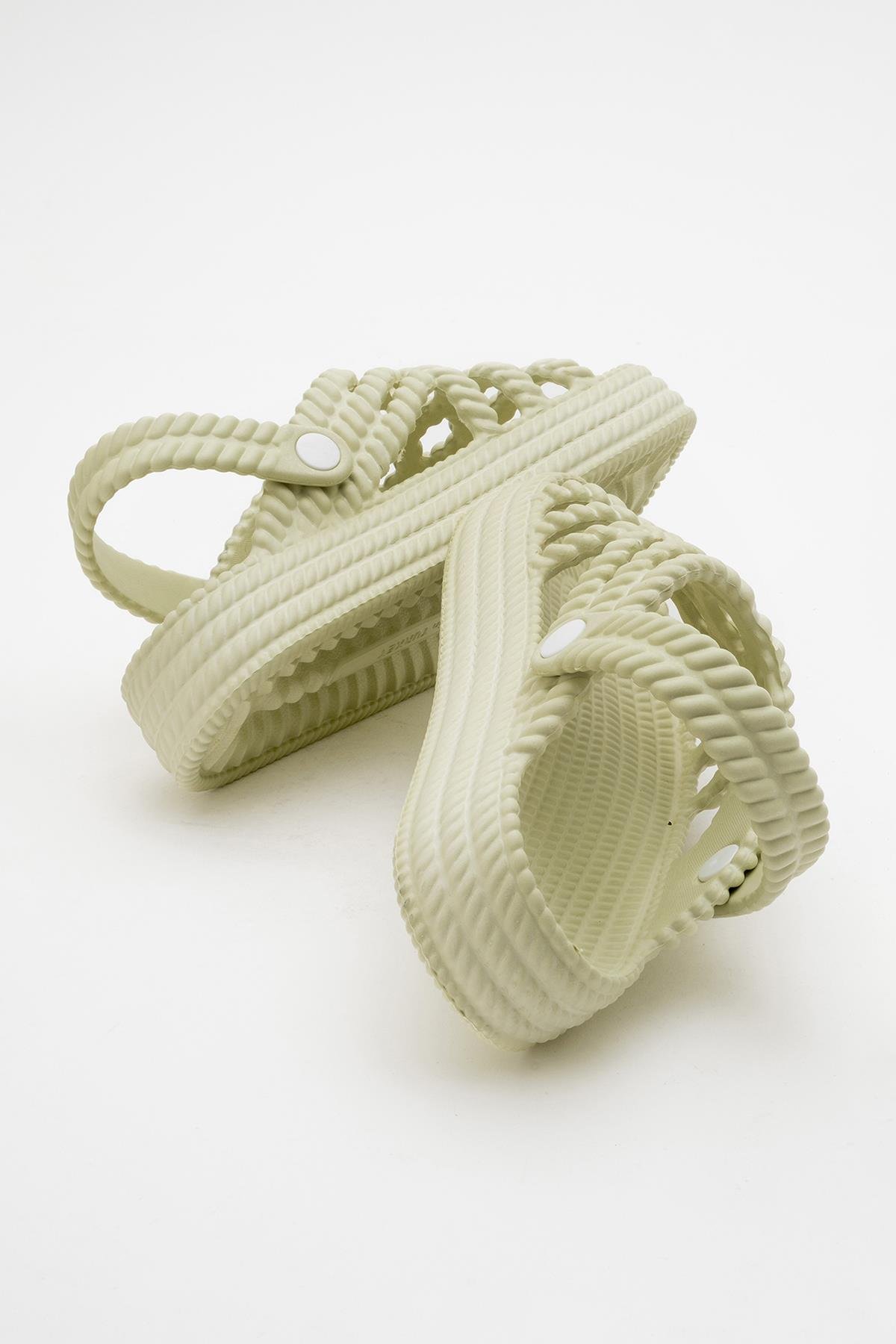 Kadın Sandalet AÇIK YEŞİL - Görsel 5