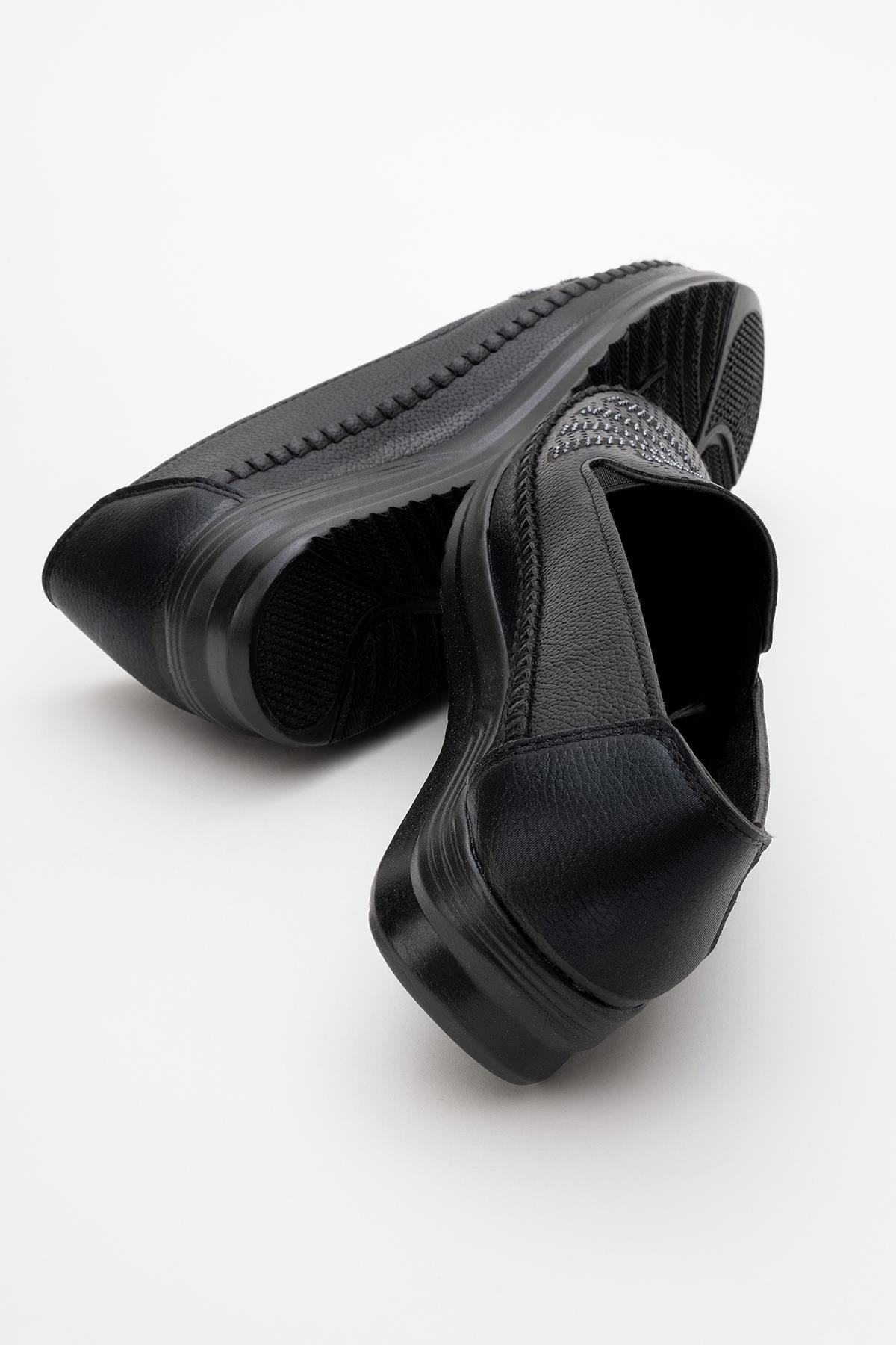 Kadın Taşlı Günlük Ayakkabı SİYAH - Görsel 5