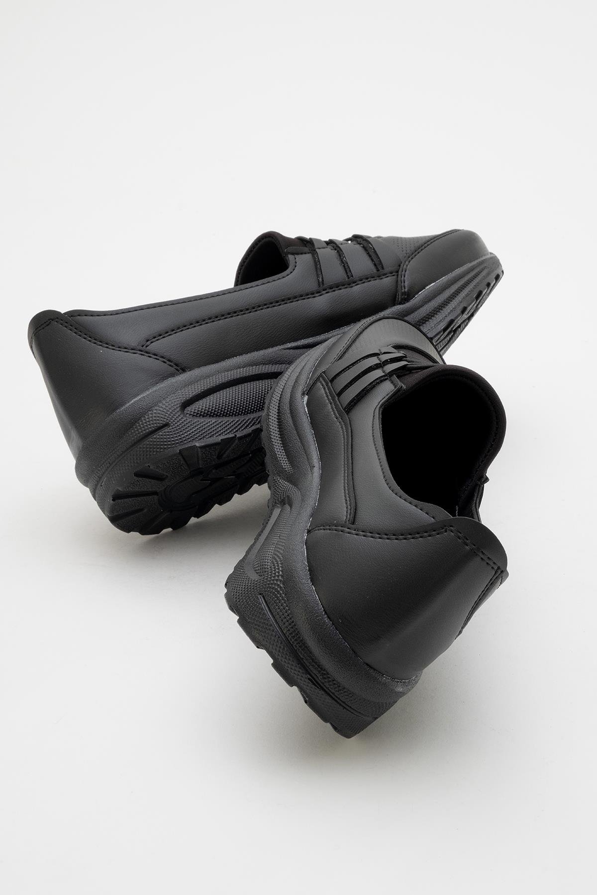 Günlük Kadın Ayakkabı SİYAH CİLT - Görsel 5