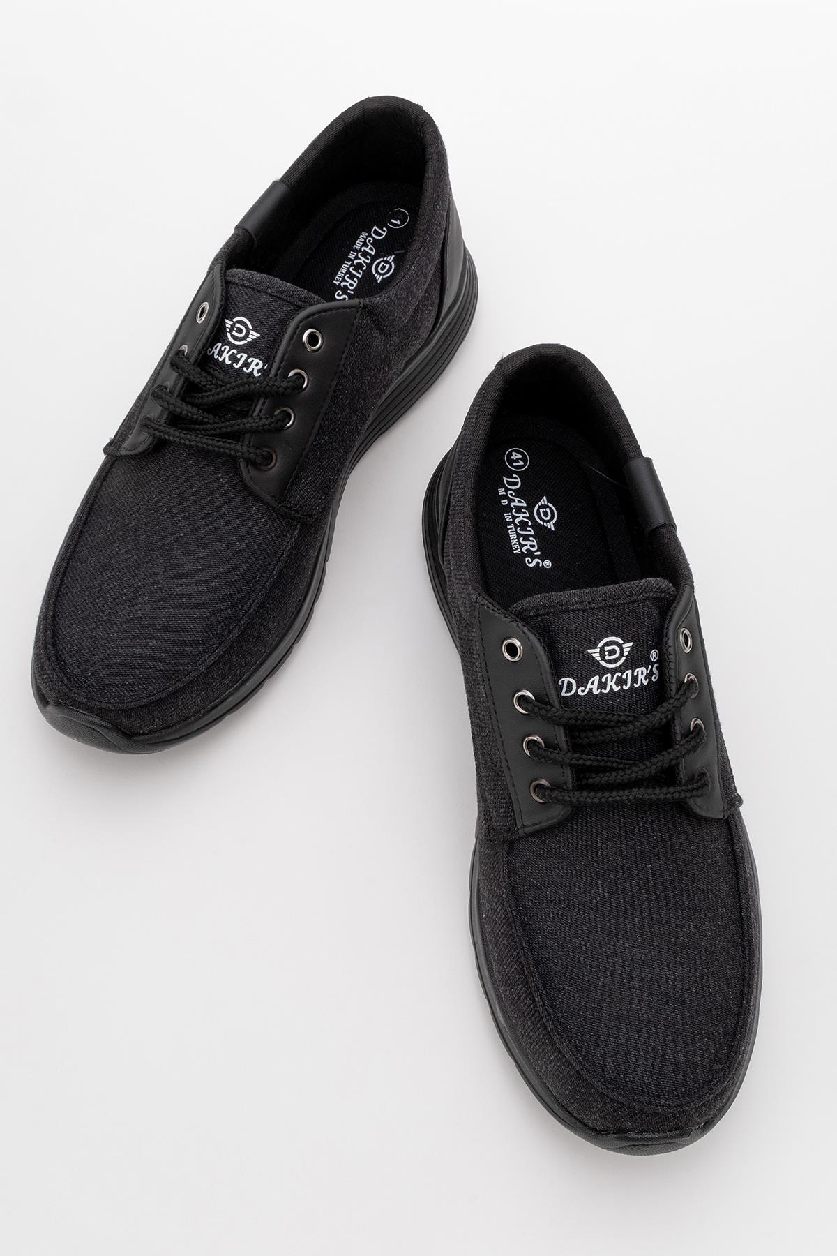 Erkek Kot Ayakkabı SİYAH SİYAH - Görsel 6