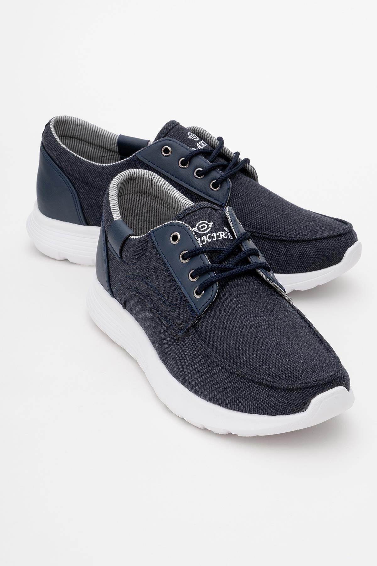 Erkek Kot Ayakkabı MAVİ BEYAZ - Görsel 3