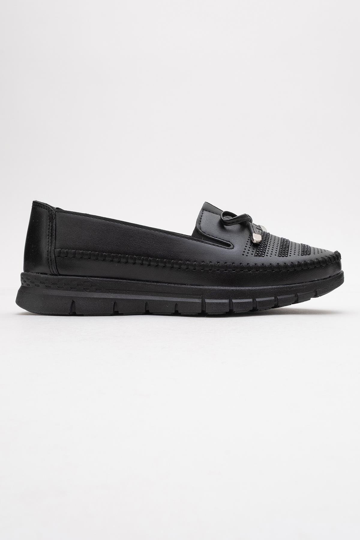 Kadın Taşlı Günlük Ayakkabı SİYAH - Görsel 2