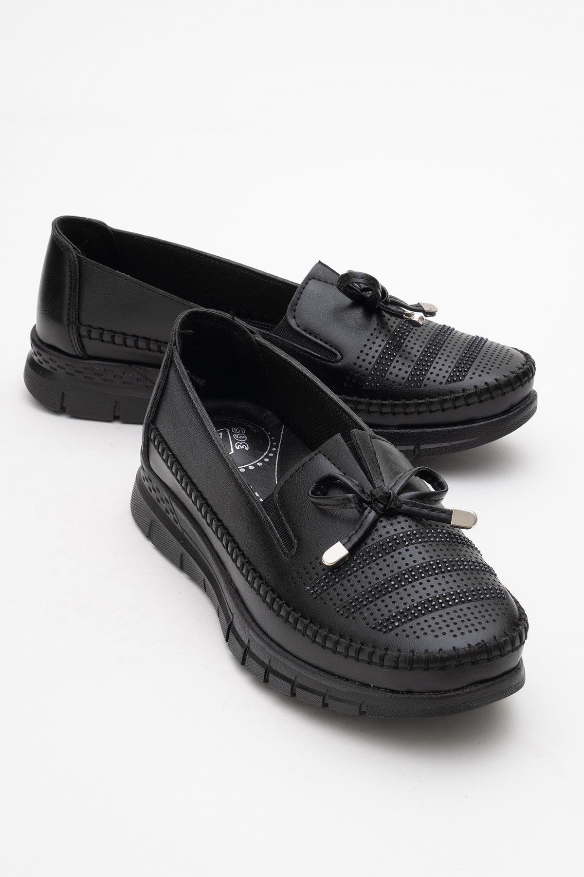 Kadın Taşlı Günlük Ayakkabı SİYAH - Görsel 3