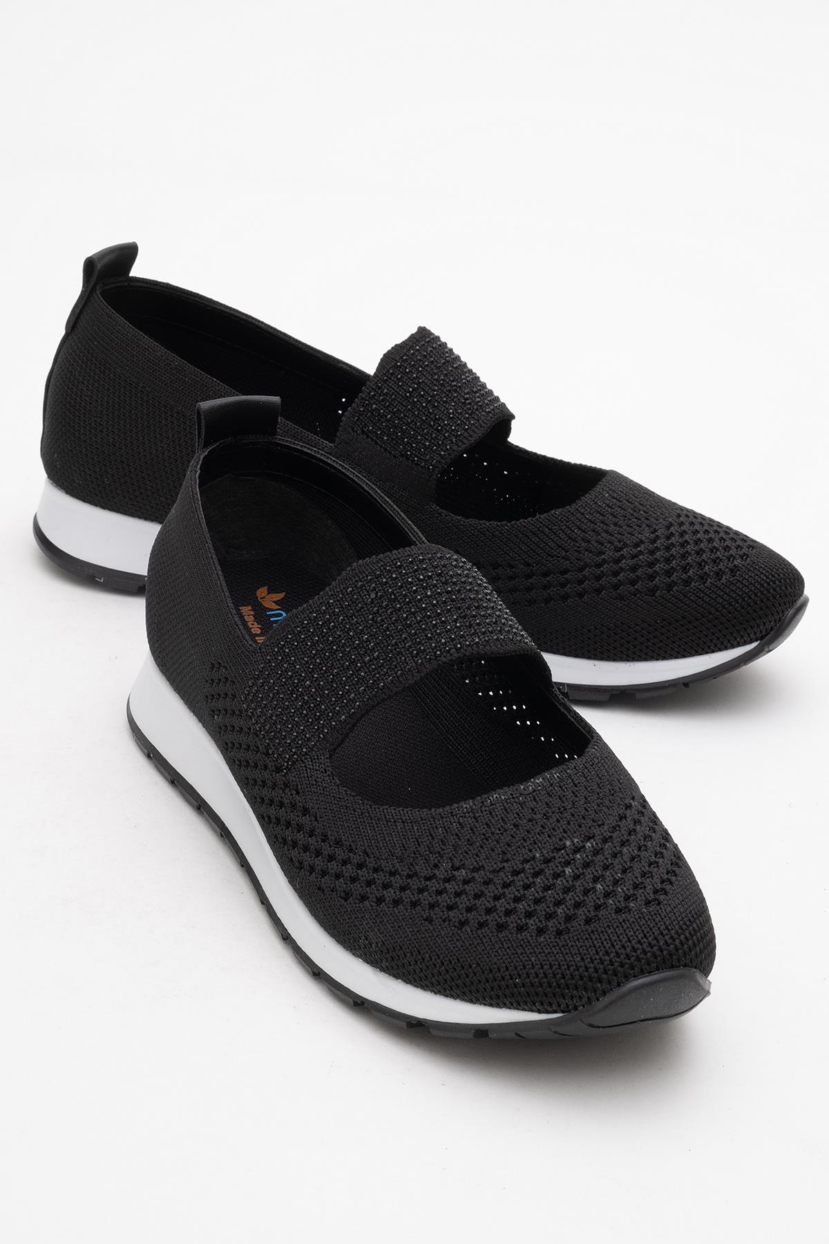 Kadın Triko Günlük Ayakkabı SİYAH - Görsel 3