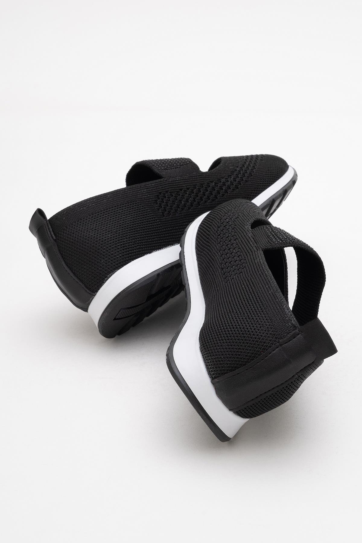 Kadın Triko Günlük Ayakkabı SİYAH - Görsel 5